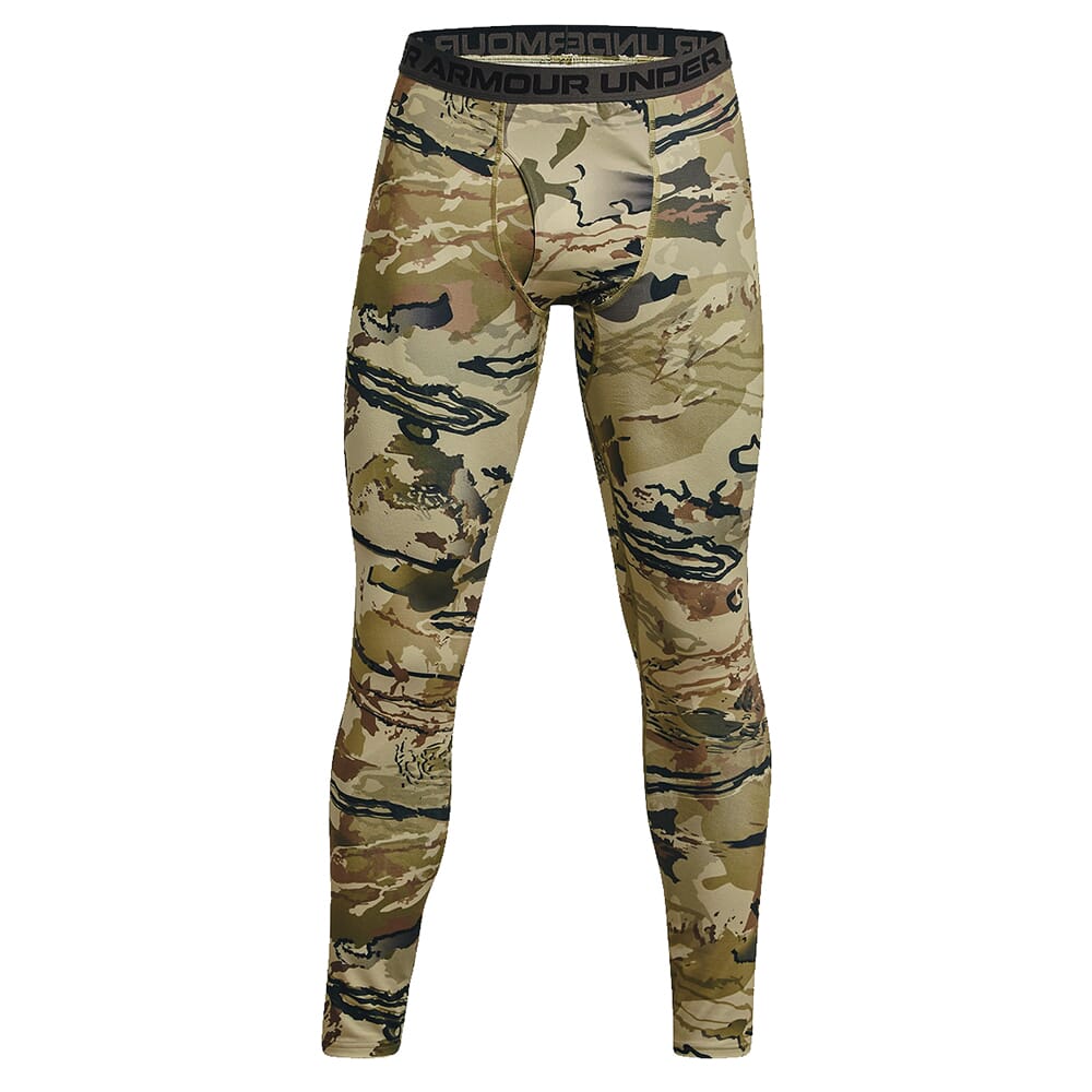 Under Armour Camo ColdGear Infrared Legging UA Barren Camo/Black 1372606-989, XXL - Under Armour