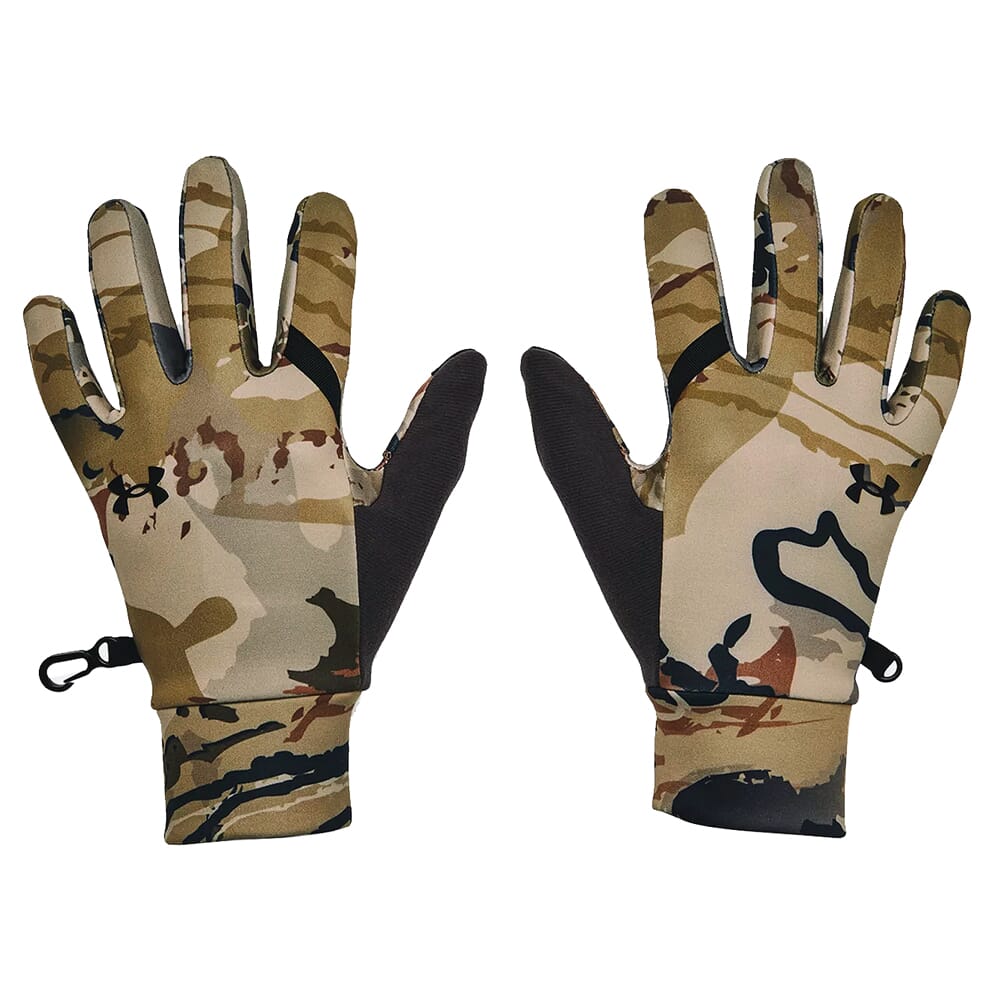 Under Armour Early Season Liner Full-Finger Glove UA Barren Camo/Charcoal/Black 1377509-989, Medium - Under Armour
