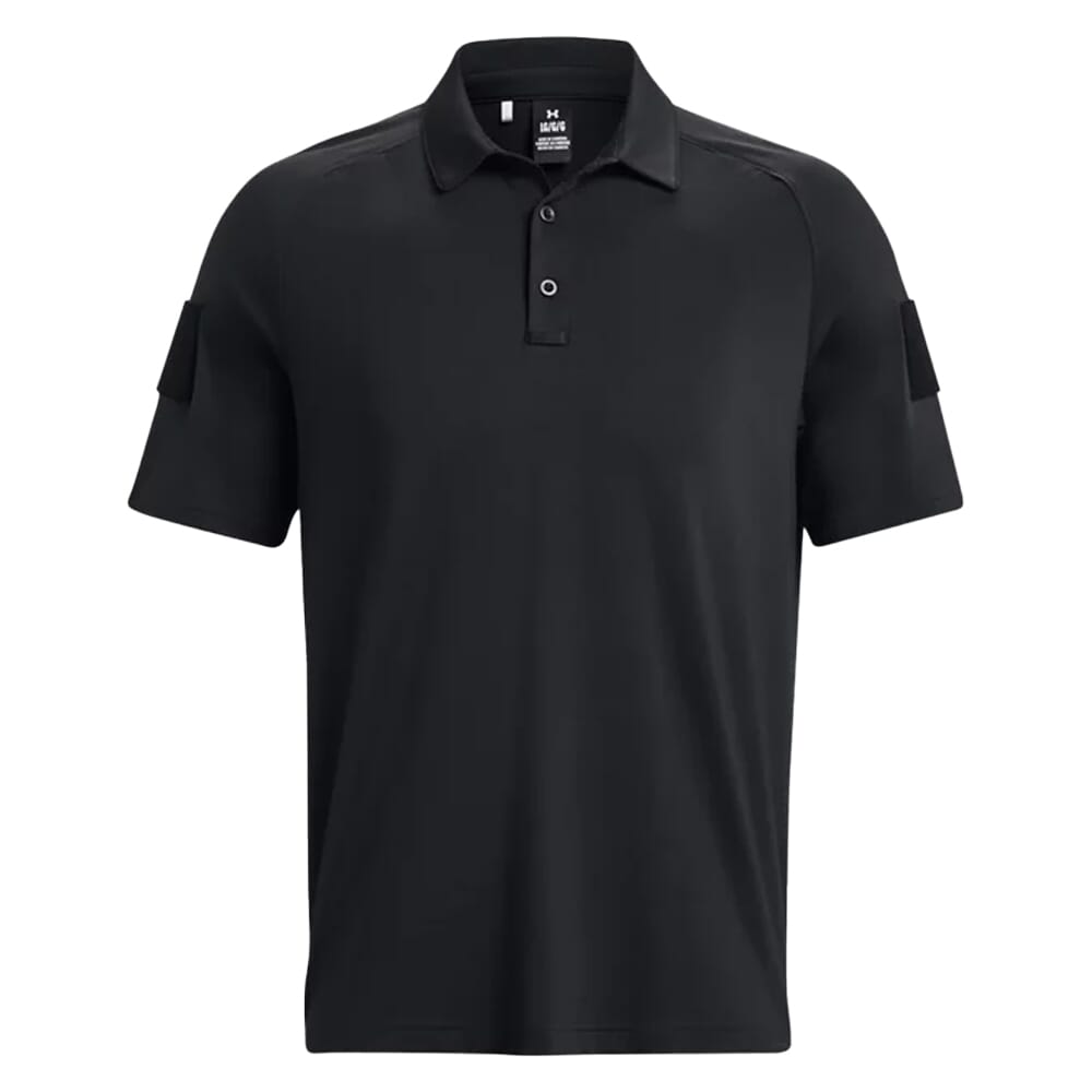 Under Armour Tac Elite Polo Black 1379202-001 Top, S - Under Armour