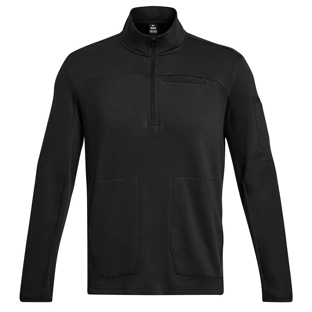 Under Armour Rival Fleece Tactical Job 1/4 Zip Black 1379203-001, XXL - Under Armour