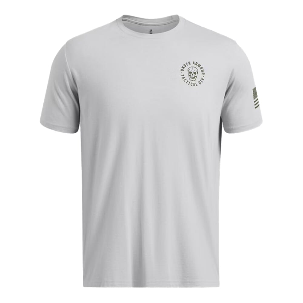 Under Armour Tactical Division Short Sleeve Shirt Mod Gray 1386724-011, Medium - Under Armour