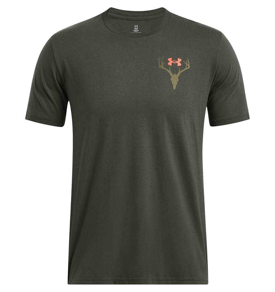 Under Armour Whitetail Short Sleeve Shirt Baroque Green 1386781-310, XS - Under Armour