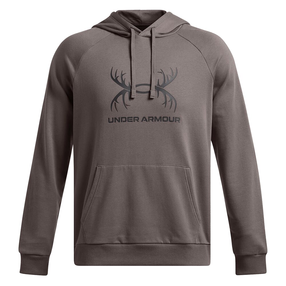 Under Armour Rival Fleece Antler Hoodie Fresh Clay 1388086-176, Small - Under Armour