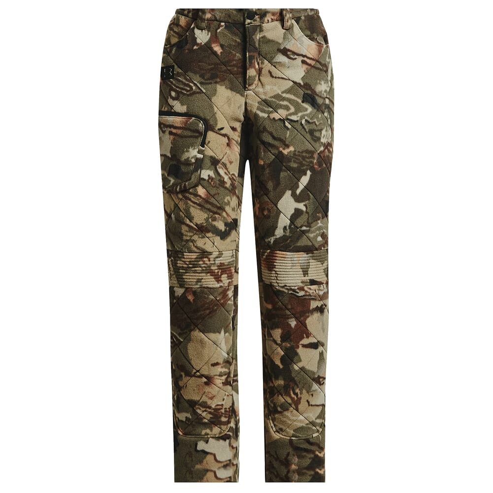 Under Armour Women's Rut Windproof Pant UA Forest All Season Camo/Black 1365595-994 in Ua Forest All-Season Camo, 4