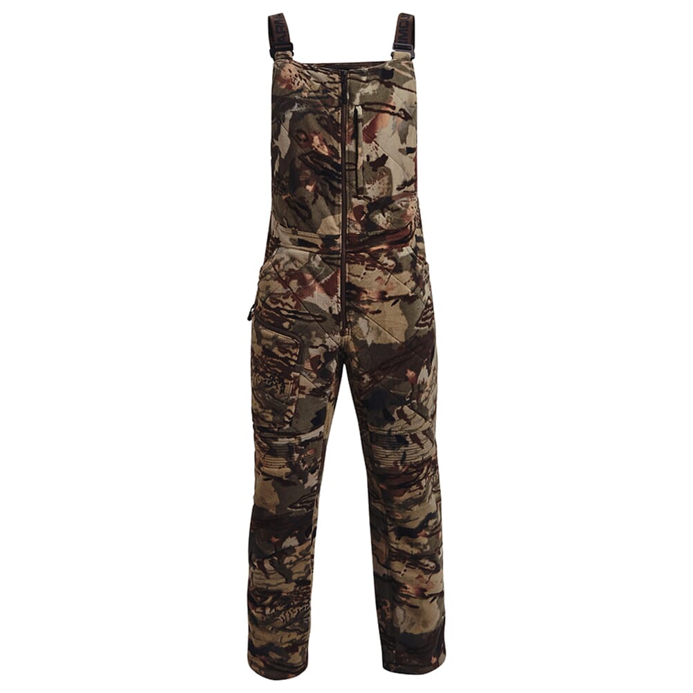 Under Armour Rut Windproof Bib UA Forest 2.0 Camo/Black 1365614-988, XS
