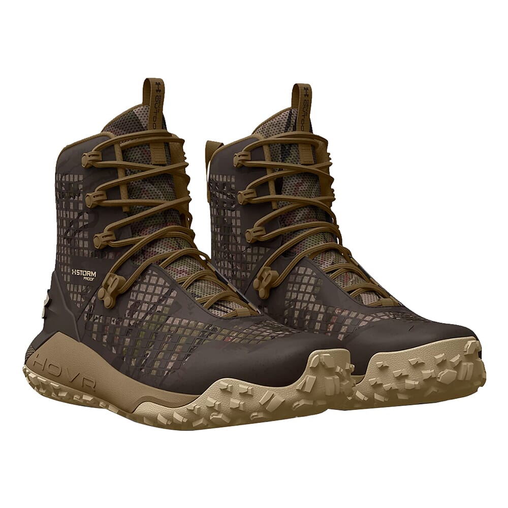 Under Armour Whitetail HOVR Dawn 2.0 400G Waterproof Boots Ridge Reaper Camo Barren/Bayou/Khaki 3025574-900, 9.5 - Under Armour