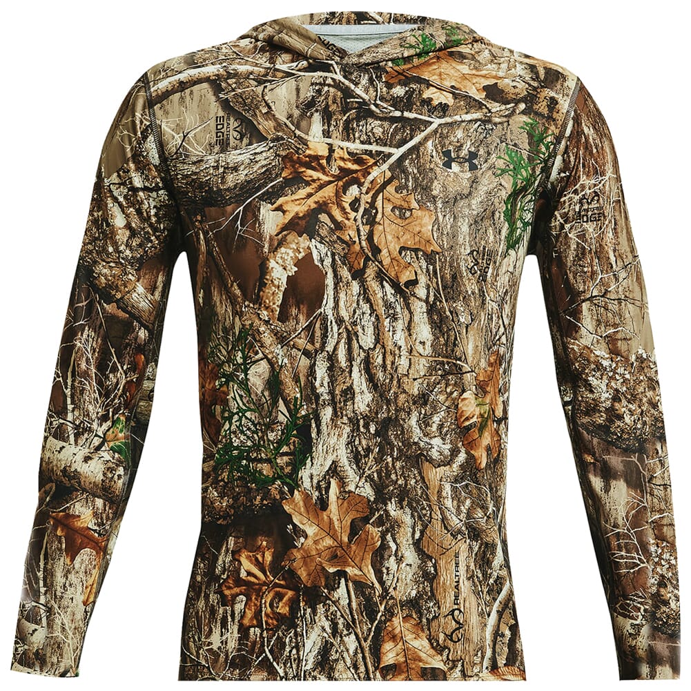 Under Armour Iso-Chill Brush Line Hoodie RT Edge/Black 1361309-991 in Realtree Edge, XL - Under Armour