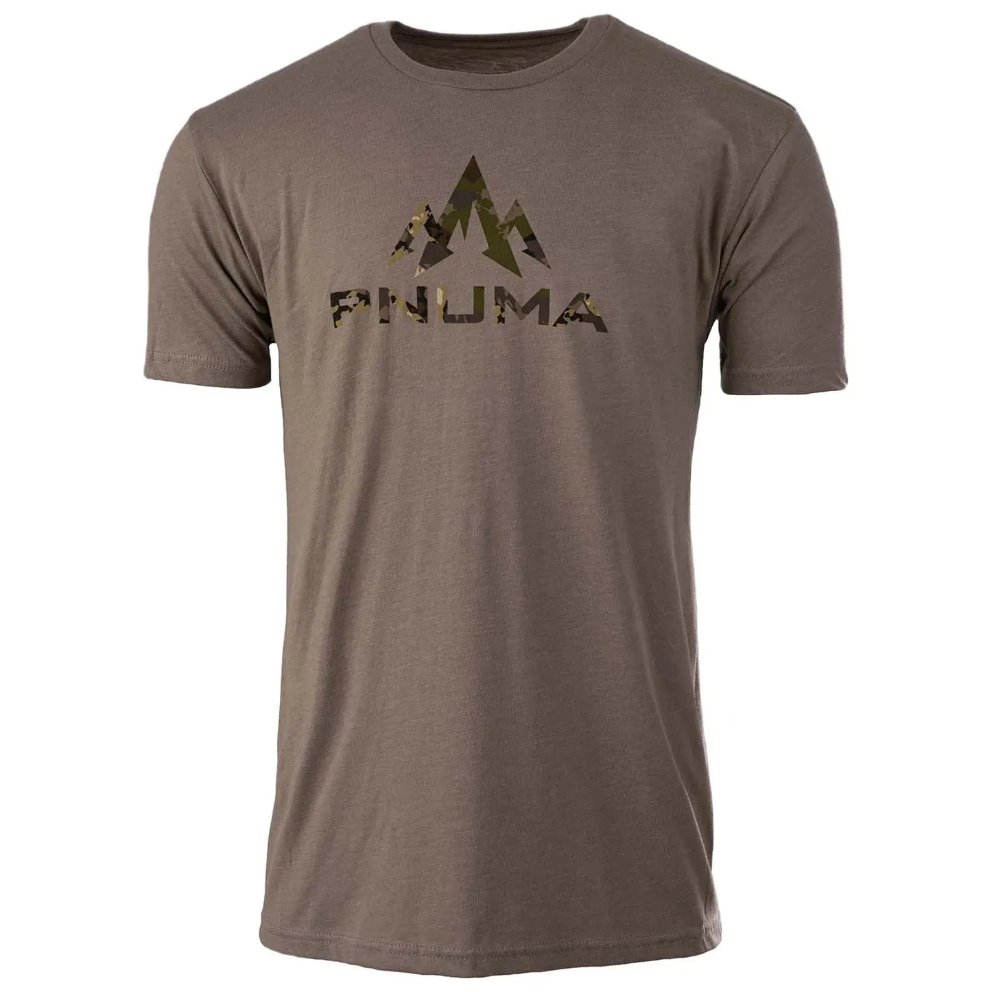 Pnuma Outdoors Lifestyle Caza Logo T-Shirt Gray LS-TS-CL Top in Stone Gray, 3XL - Pnuma Outdoors