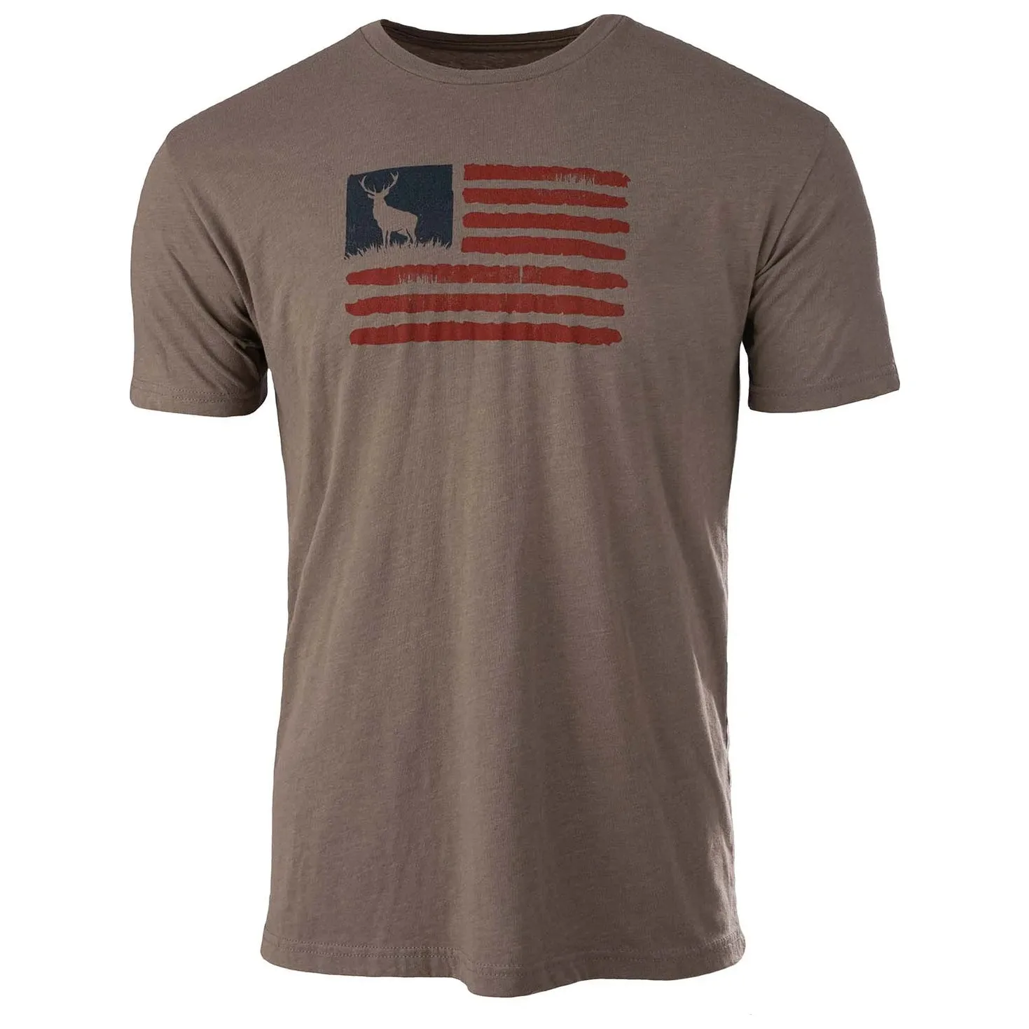 Pnuma Outdoors United We Stand T-Shirt Gray LS-TS-UH Top in Venetian Gray, Medium - Pnuma Outdoors