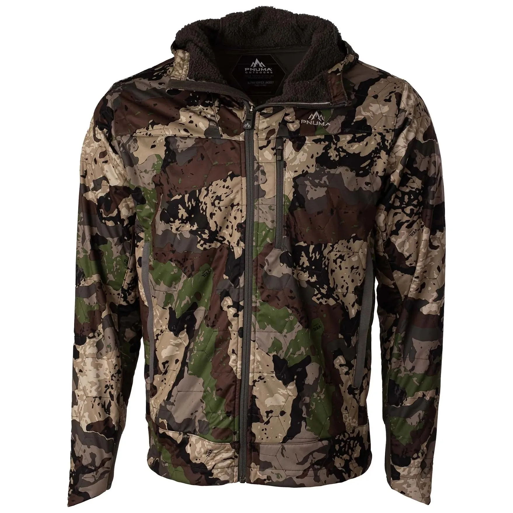 Pnuma Outdoors Pnuma Outdoor Alpha Vertex Jacket Caza Veil Camo P1001C in Veil Caza, 3XL - Pnuma Outdoors