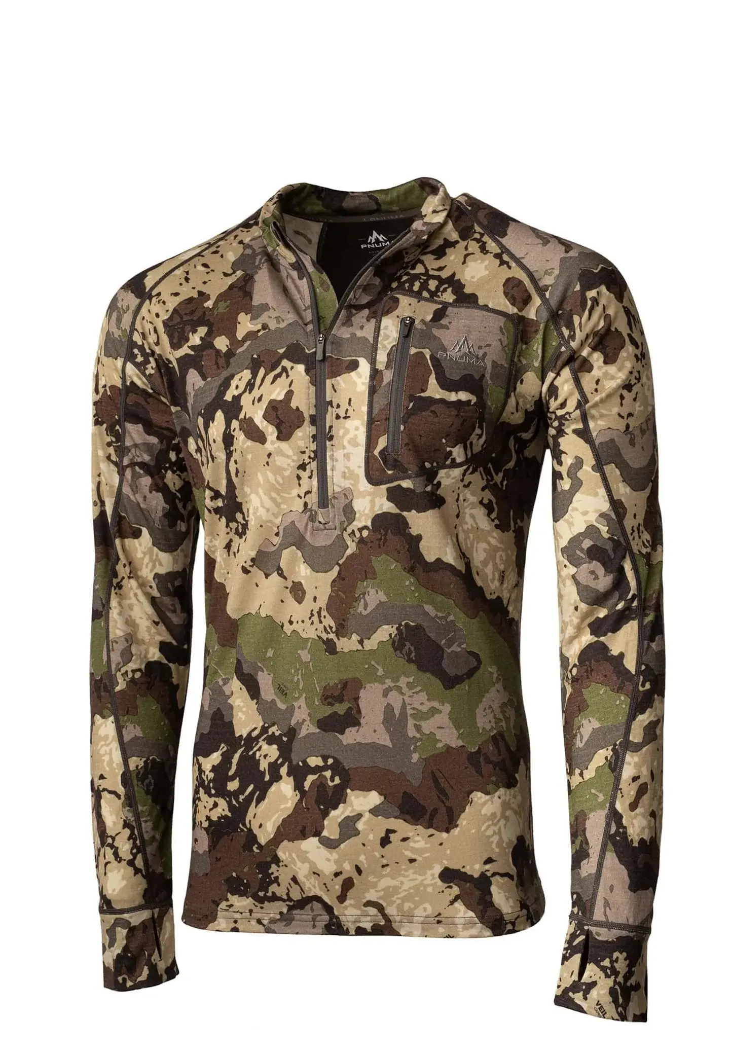 Pnuma Outdoors Pnuma Outdoor Renegade Long Sleeve Shirt Caza Veil Camo P304C in Veil Caza, Small - Pnuma Outdoors