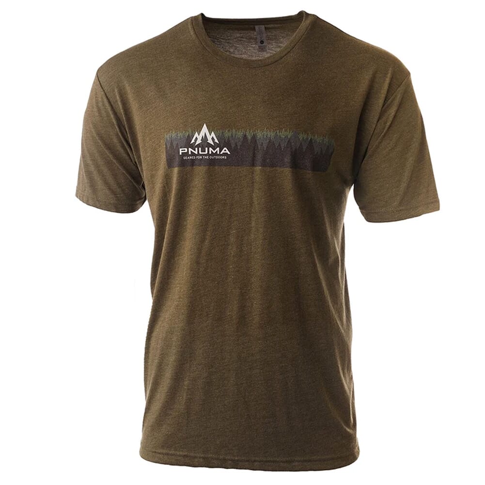 Pnuma Outdoors Lifestyle Forest T-Shirt Military Green PSSFMG Top, Medium - Pnuma Outdoors
