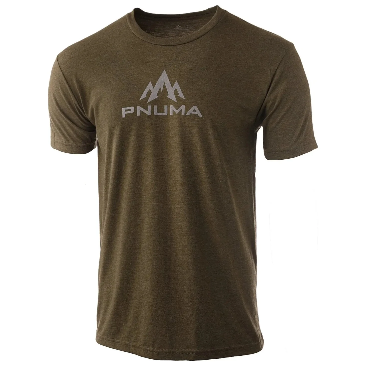 Pnuma Outdoors Lifestyle Logo Mark T-Shirt Military Green PSSLMMG Top, 2XL - Pnuma Outdoors