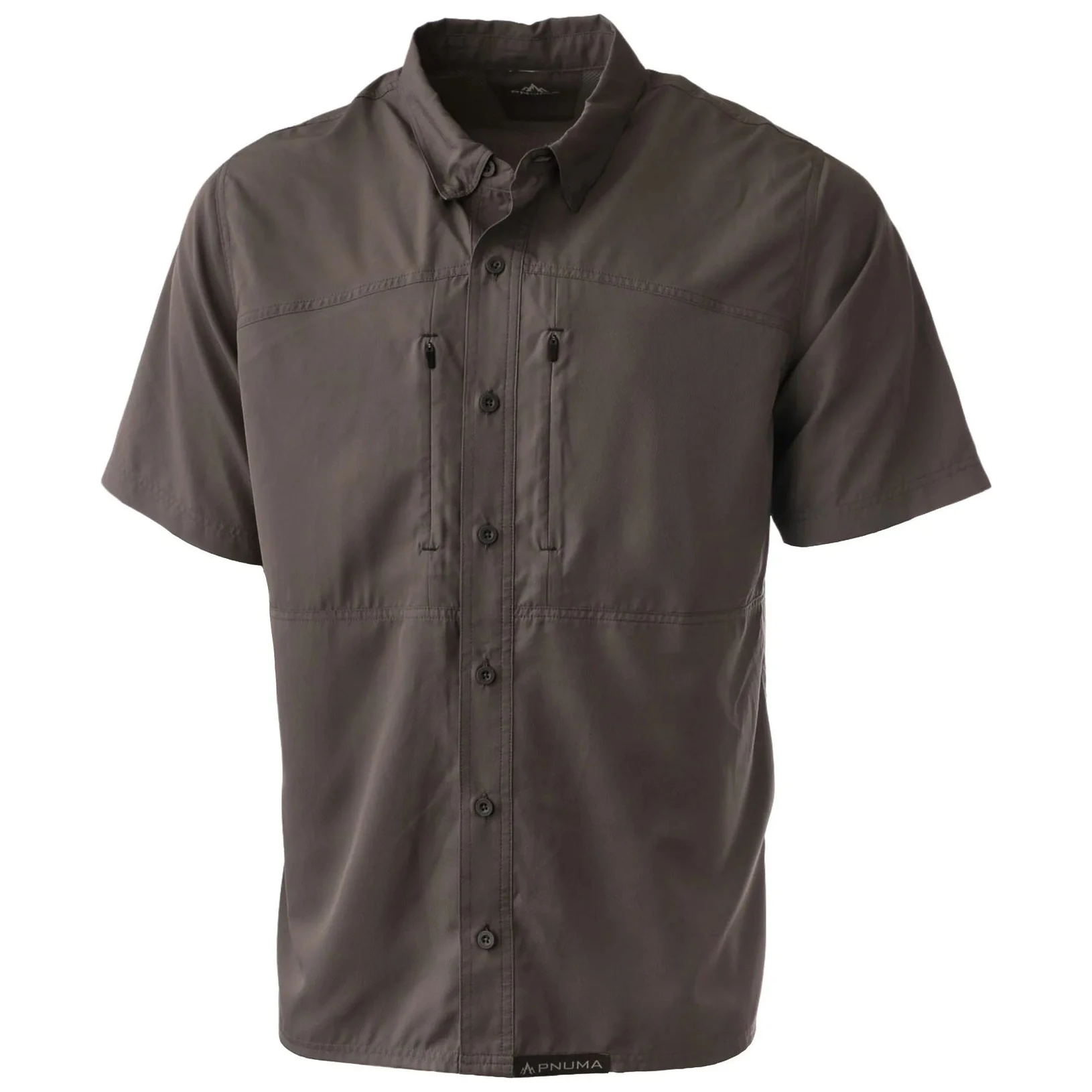 Pnuma Outdoors Short Sleeve Shooting Shirt Graphite Gray PSSSSP, Small - Pnuma Outdoors