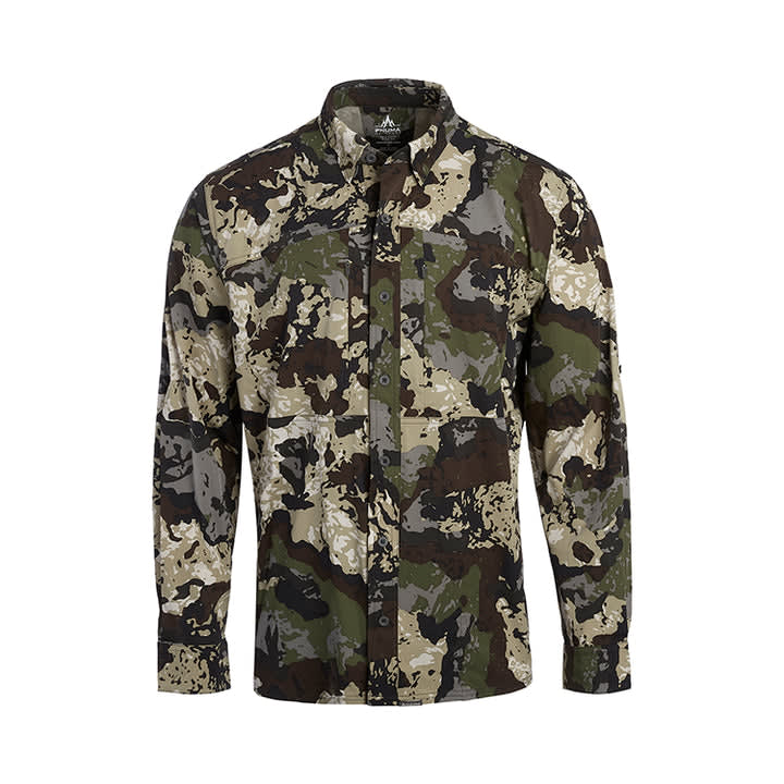 Pnuma Outdoors Shooter Shirt Long Sleeve Caza SS-LS-CZ, Small - Pnuma Outdoors