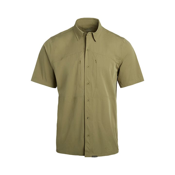 Pnuma Outdoors Shooter Shirt Short Sleeve Dark Herb SS-SS-DH in Dried Herb, XL - Pnuma Outdoors