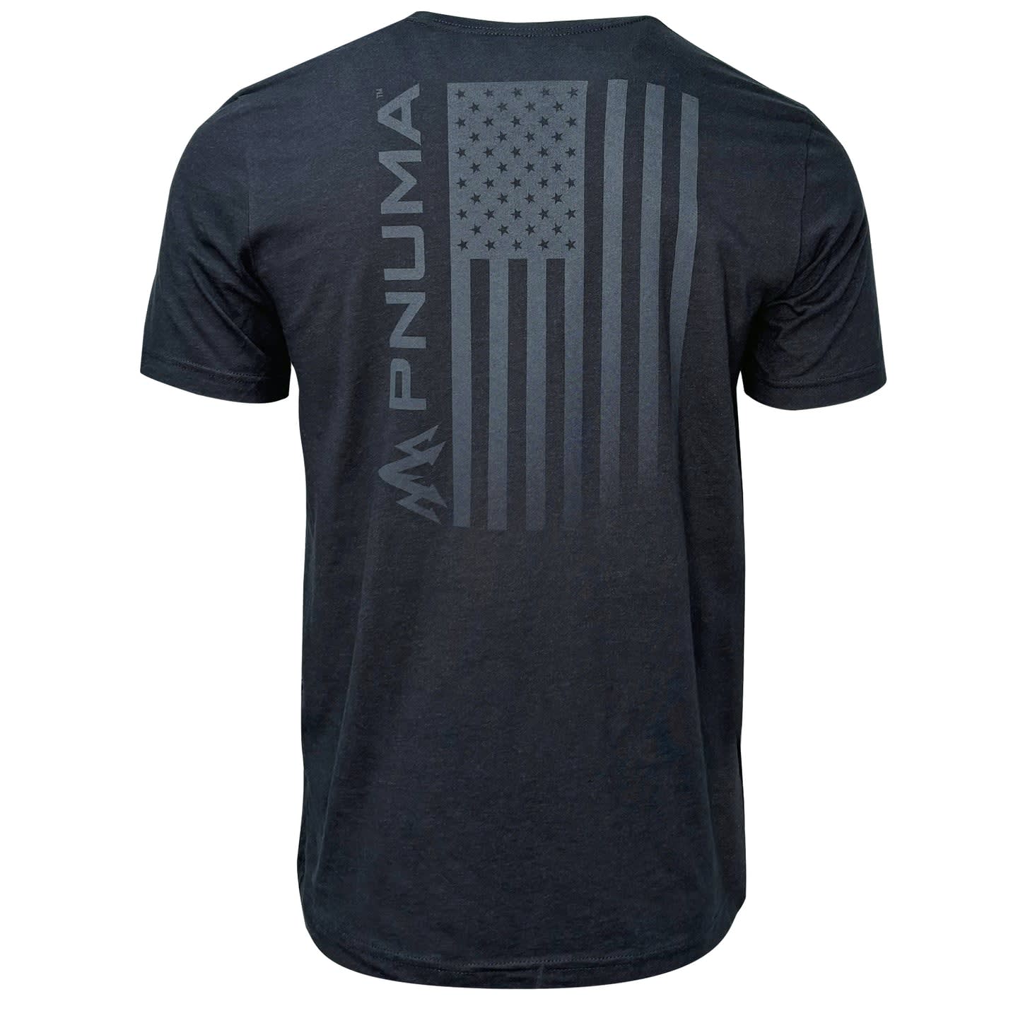Pnuma Outdoors Americana T-Shirt Shirt Charcoal SS-TS-AM, Small - Pnuma Outdoors