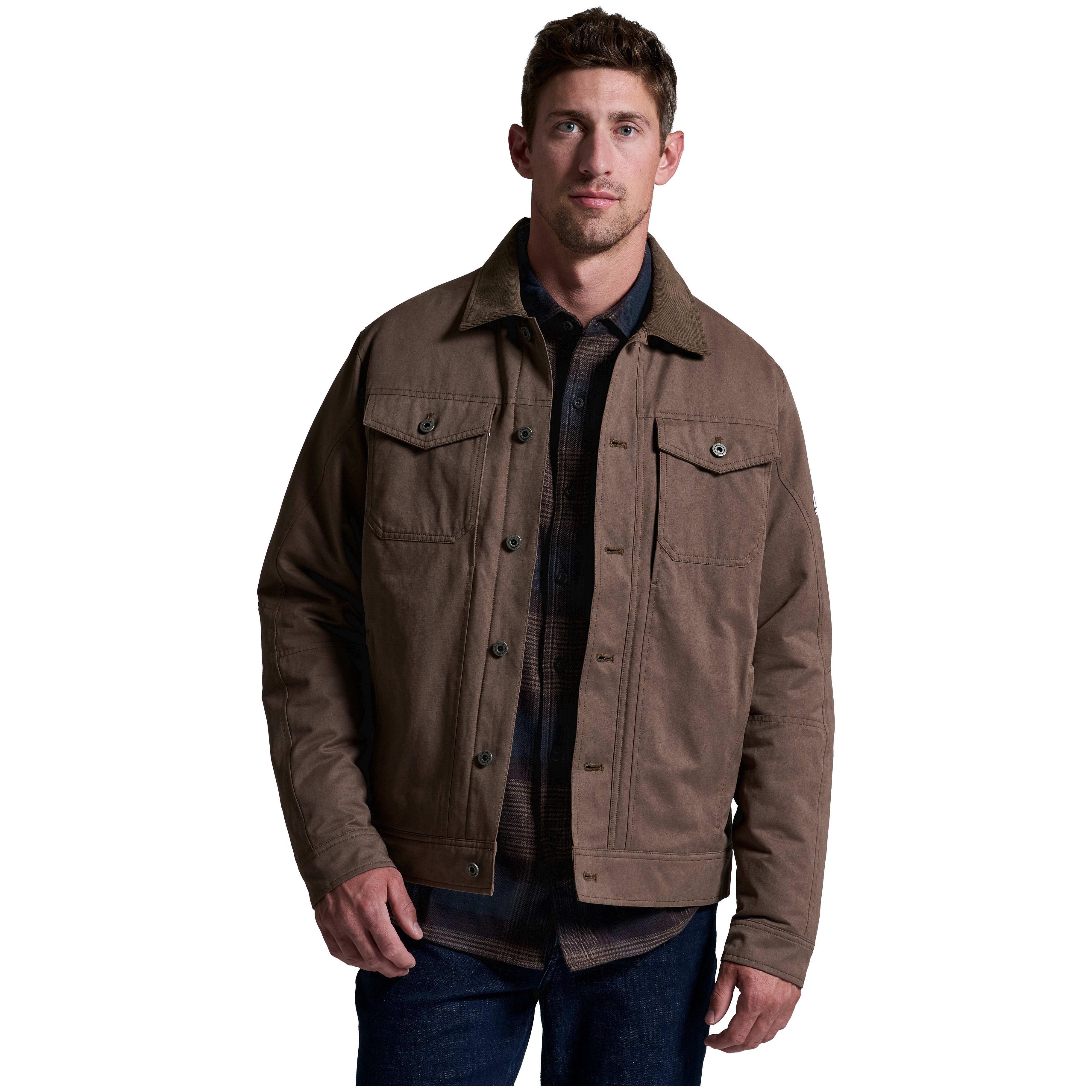 kuhl clothing Kuhl Maverick Jacket Kanteen Men's 1164-KAN-M in Brown, XXL - kuhl clothing