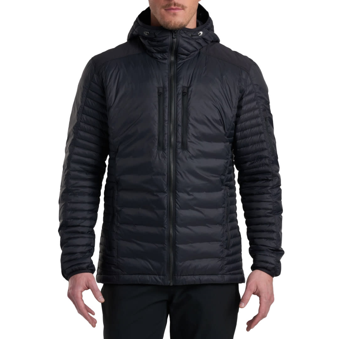 kuhl clothing Kuhl Spyfire Hoody Jacket Blackout Men's 1121-BLKO-M, Small - kuhl clothing