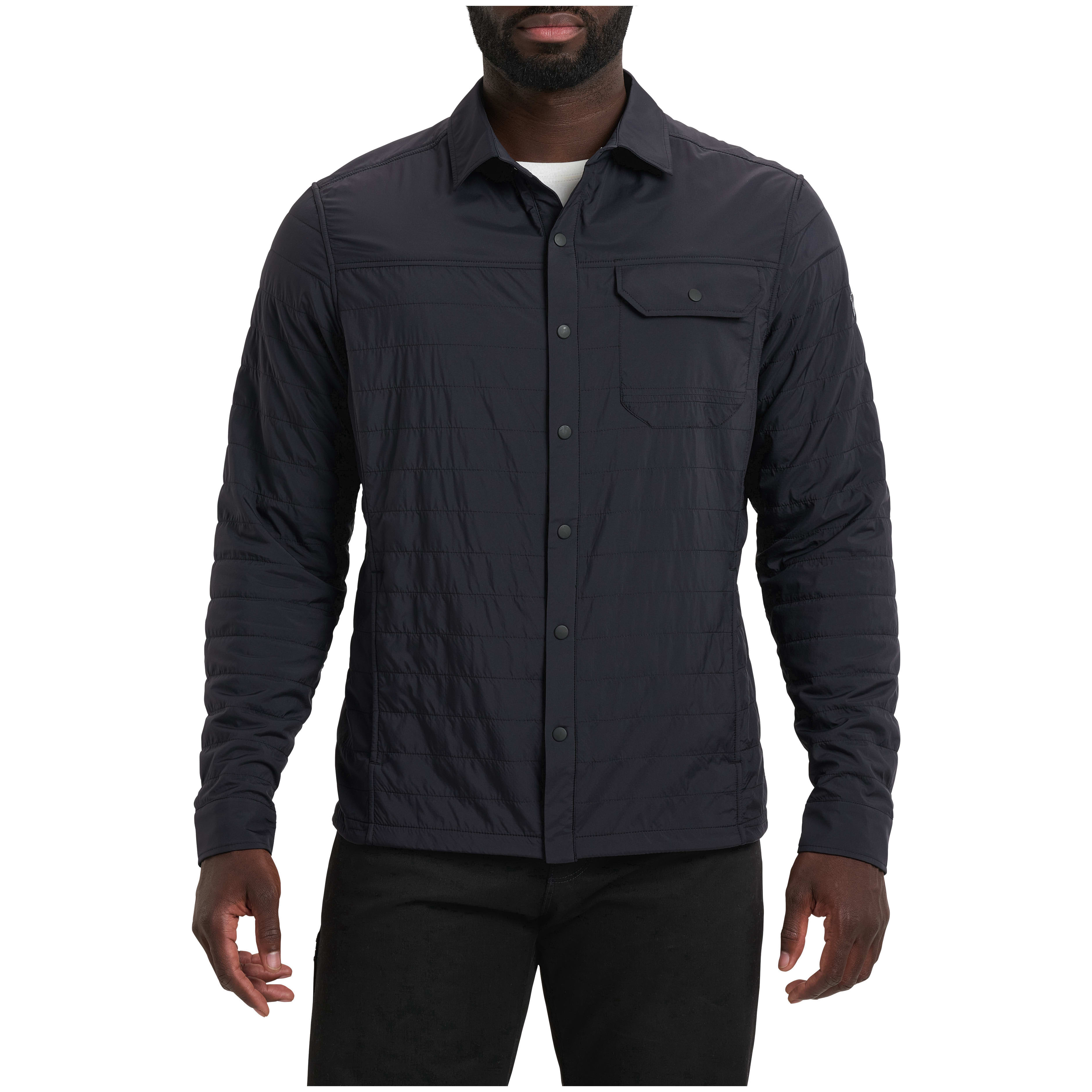 kuhl clothing Kuhl The One Shirt-Jac Jacket Blackout Men's 1224-BLKO-M, Small - kuhl clothing