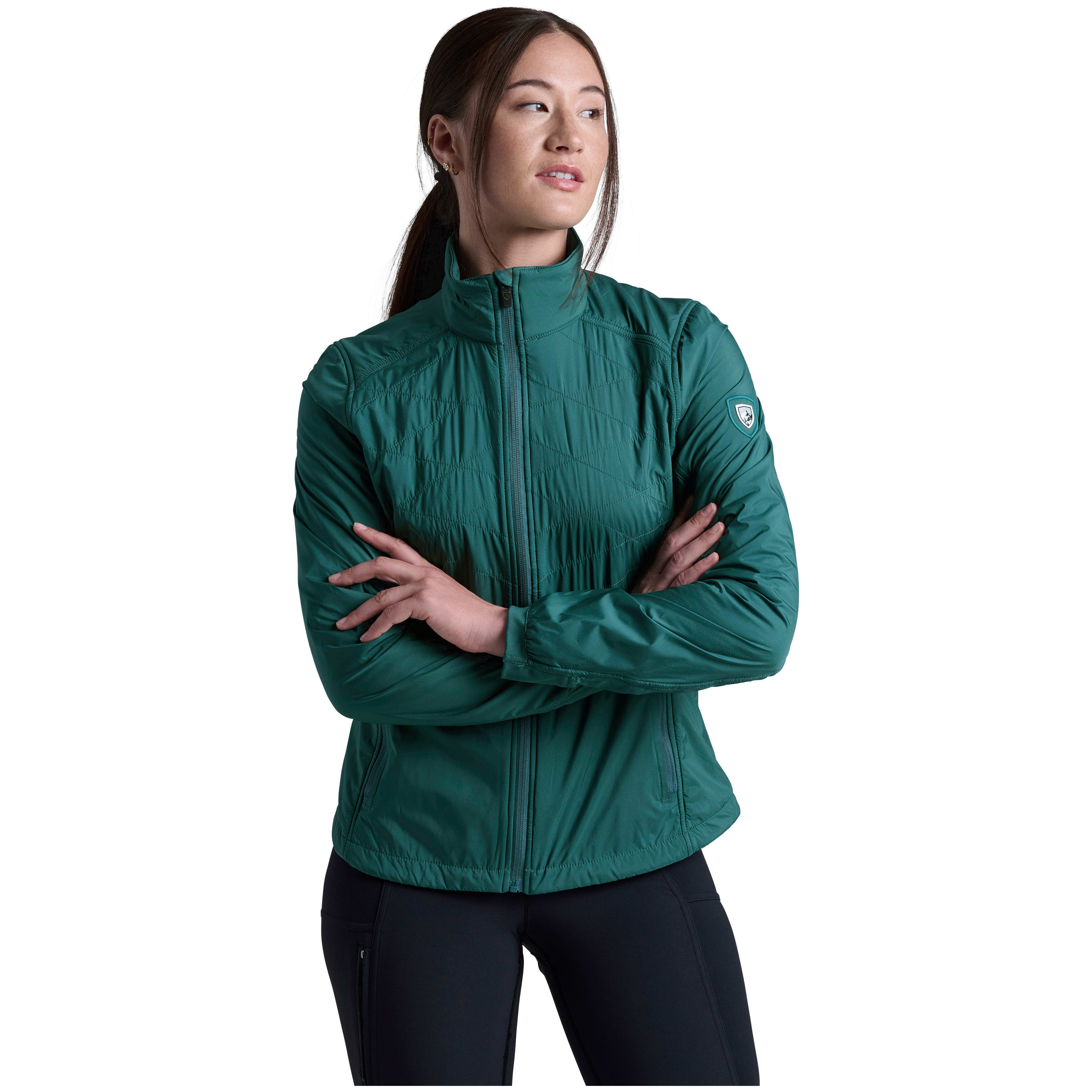 kuhl clothing Kuhl The One Jacket Spruce Women's 2163-SR-W in Blue/green, Small - kuhl clothing