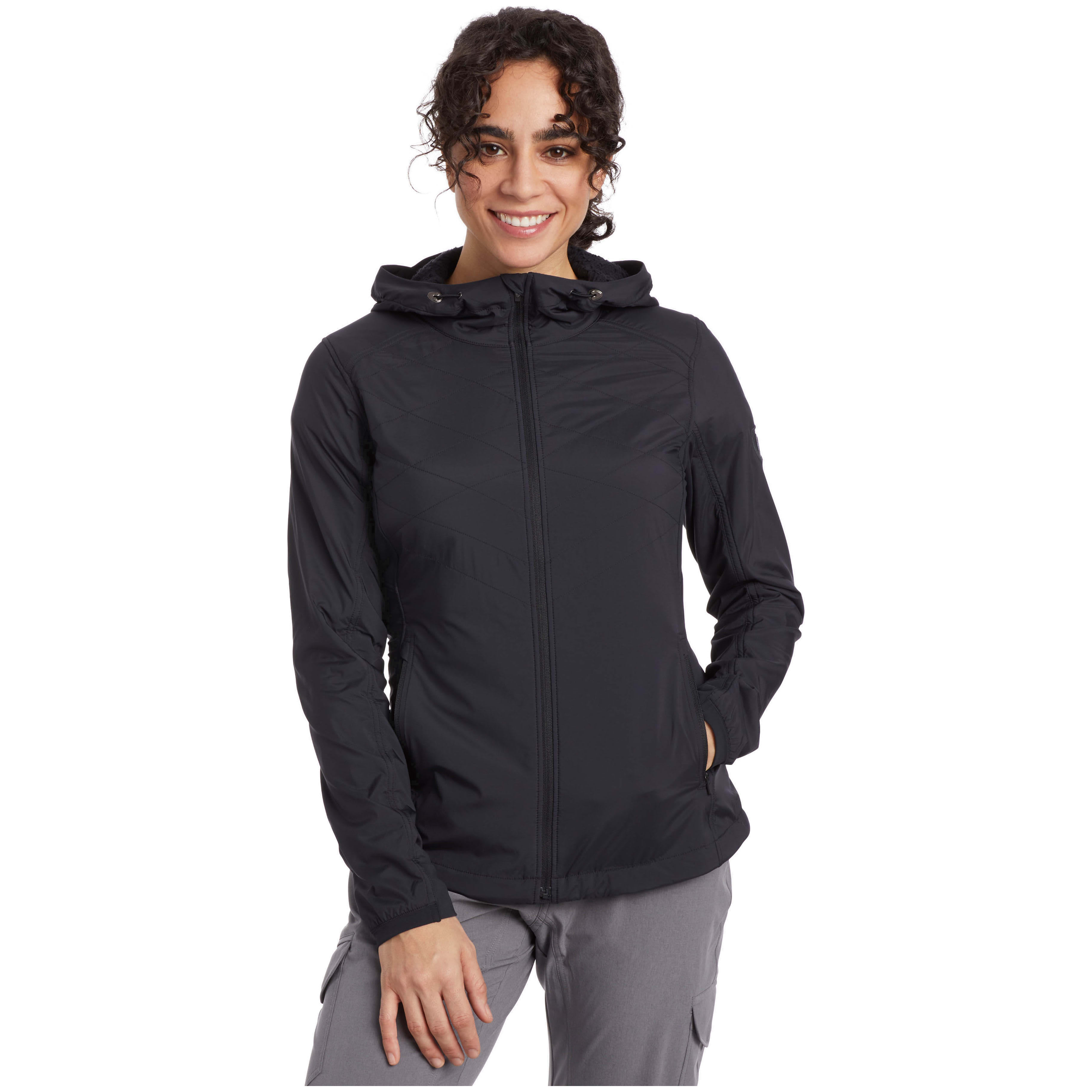 kuhl clothing Kuhl The One Hoody Jacket Raven Women's 2162-RV-W in Black, Medium - kuhl clothing