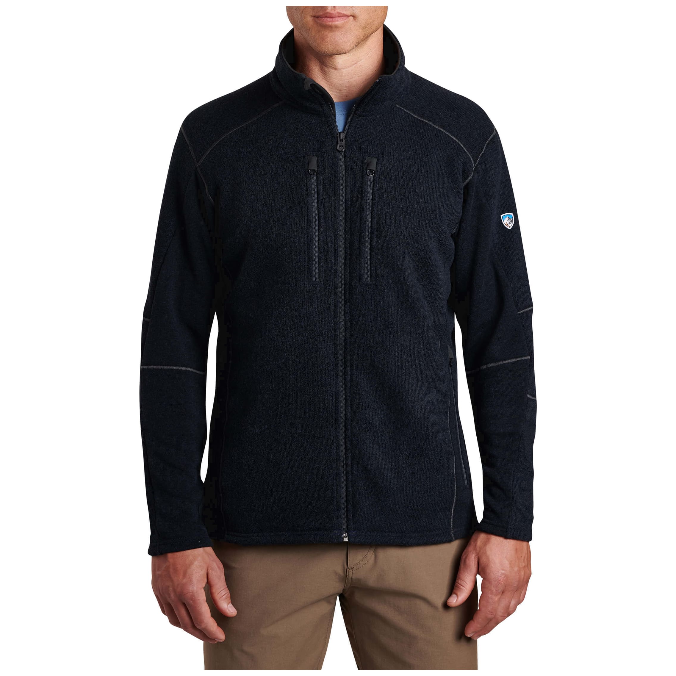 kuhl clothing Kuhl Interceptr FZ Fleece Mutiny Blue Men's 3183-MBL-M Jacket, XL - kuhl clothing