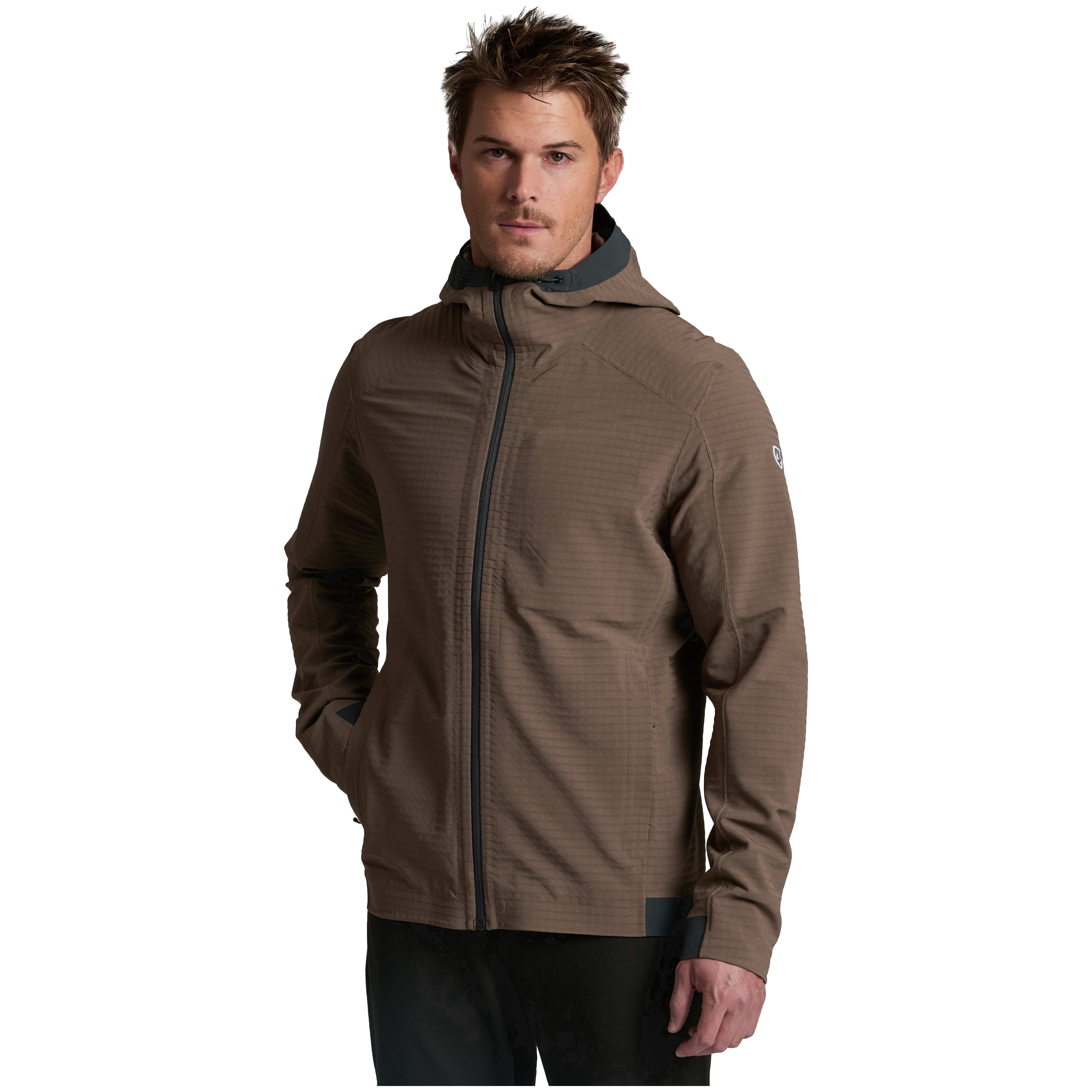 kuhl clothing Kuhl Skramblr Softshell Fleece Kanteen Men's 3224-KAN-M Jacket in Brown, XL - kuhl clothing
