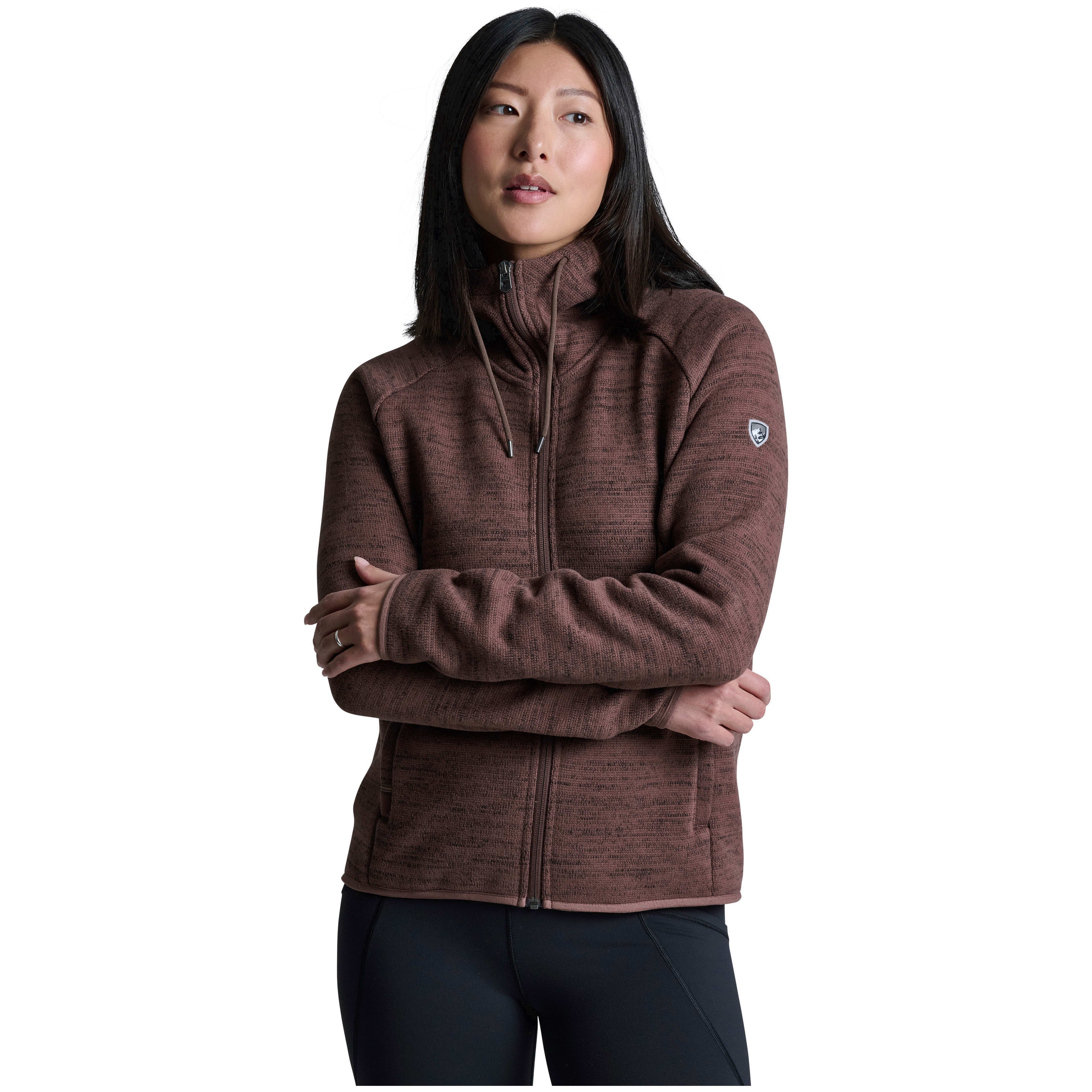 kuhl clothing Kuhl Avaline Hoody Fleece Coffee Women's Size 4477-CF-W in Brown, XS