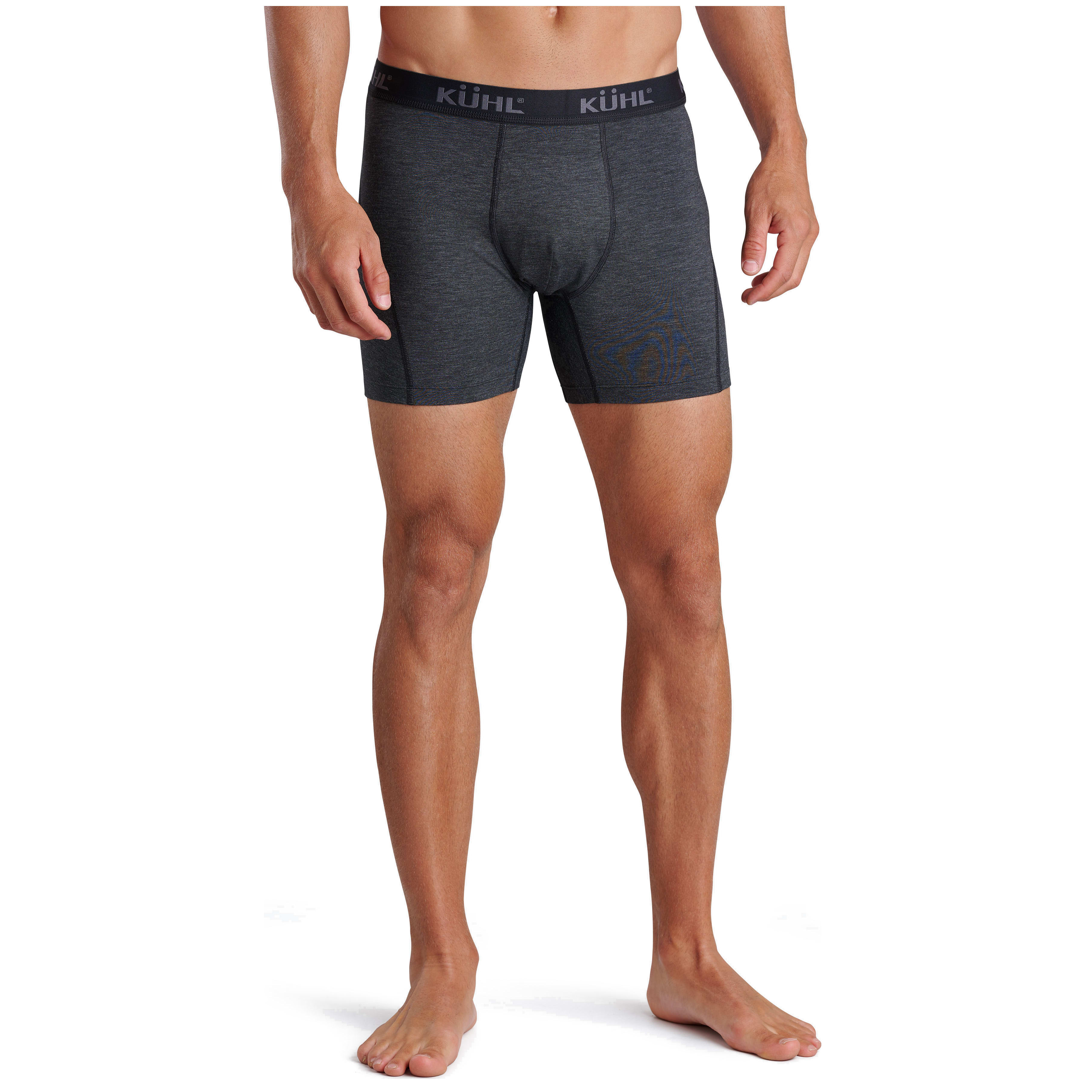 kuhl clothing Kuhl Korruptr Boxer Brief Underwear Blackout Men's Size 6 506-BLKO-M, XXL - kuhl clothing