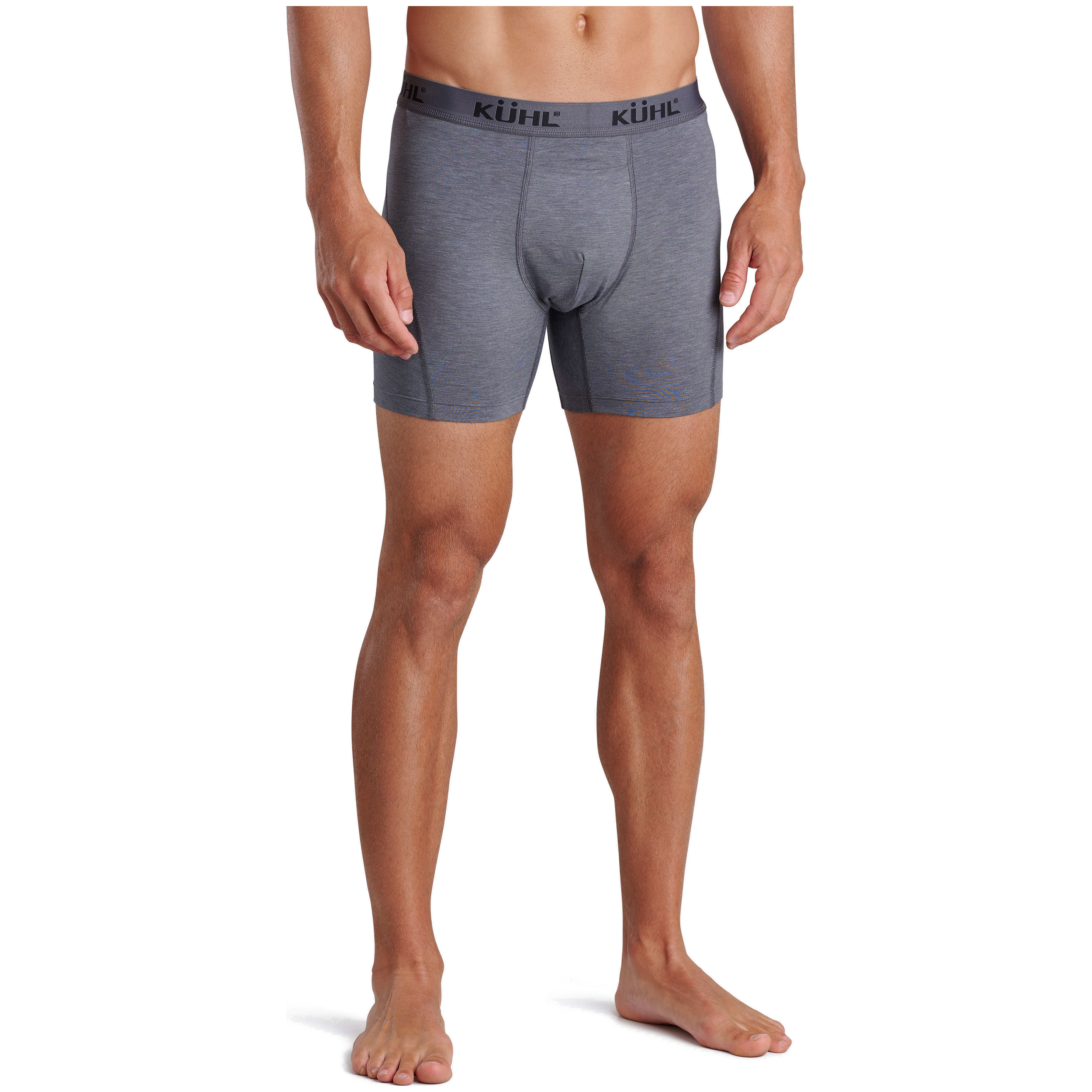 kuhl clothing Kuhl Korruptr Boxer Brief Underwear Carbon Men's Size 6 506-CA-M, Large - kuhl clothing