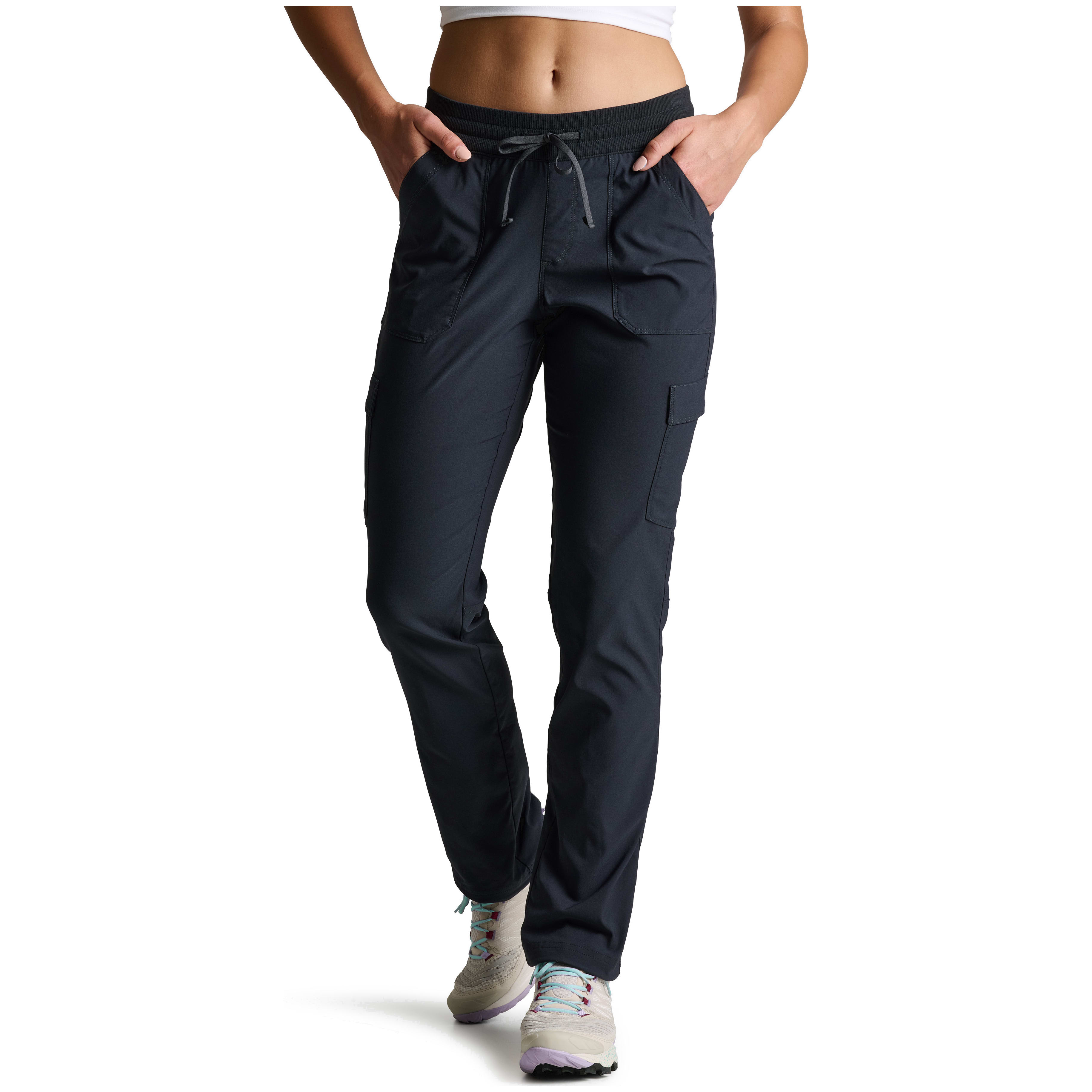 kuhl clothing Kuhl Trekr Straight Pull-On Style Pants Black Women's 6456-BK-W, Large Reg - kuhl clothing