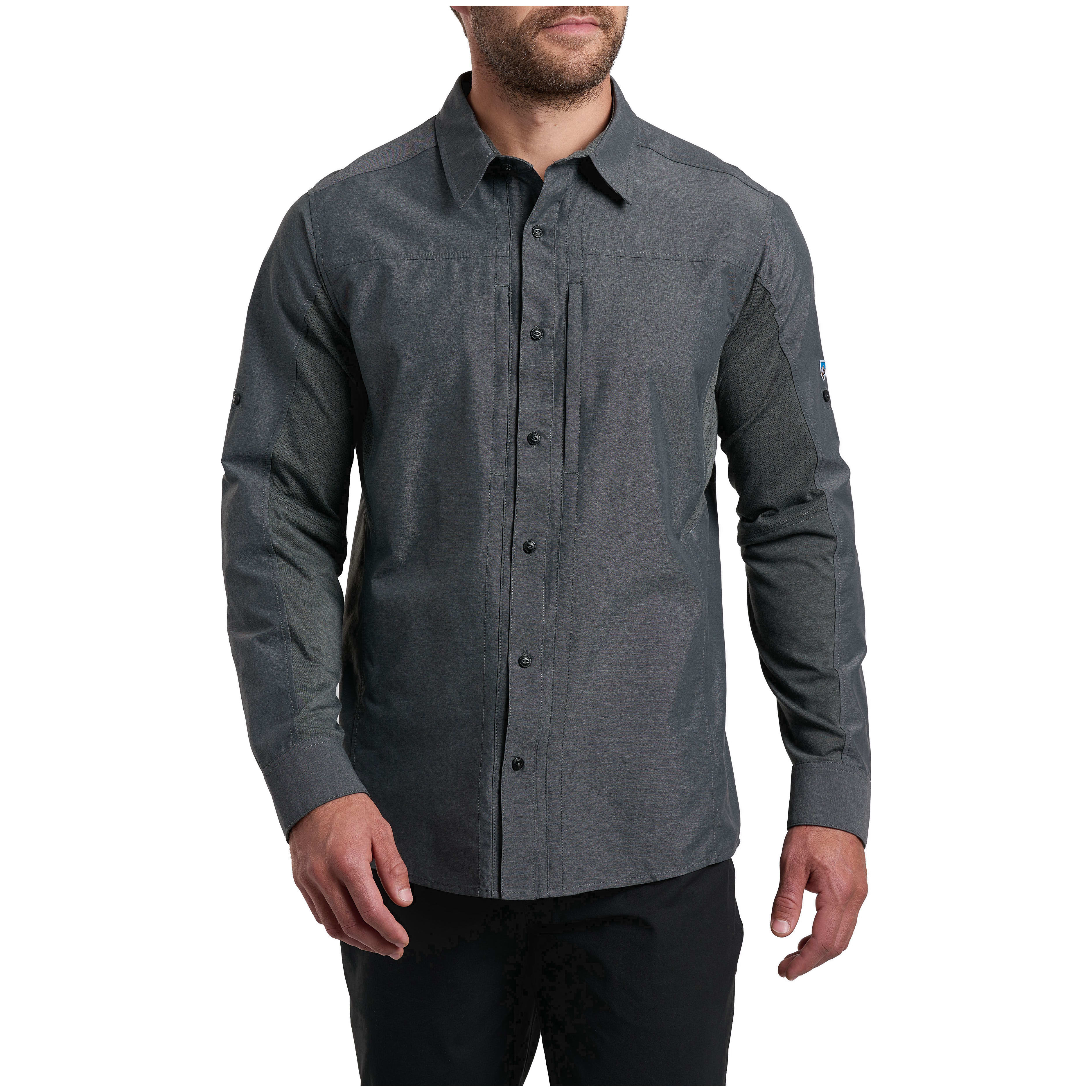 kuhl clothing Kuhl Airspeed Long Sleeve Carbon Men's 7464-CA-M Jacket, Medium - kuhl clothing