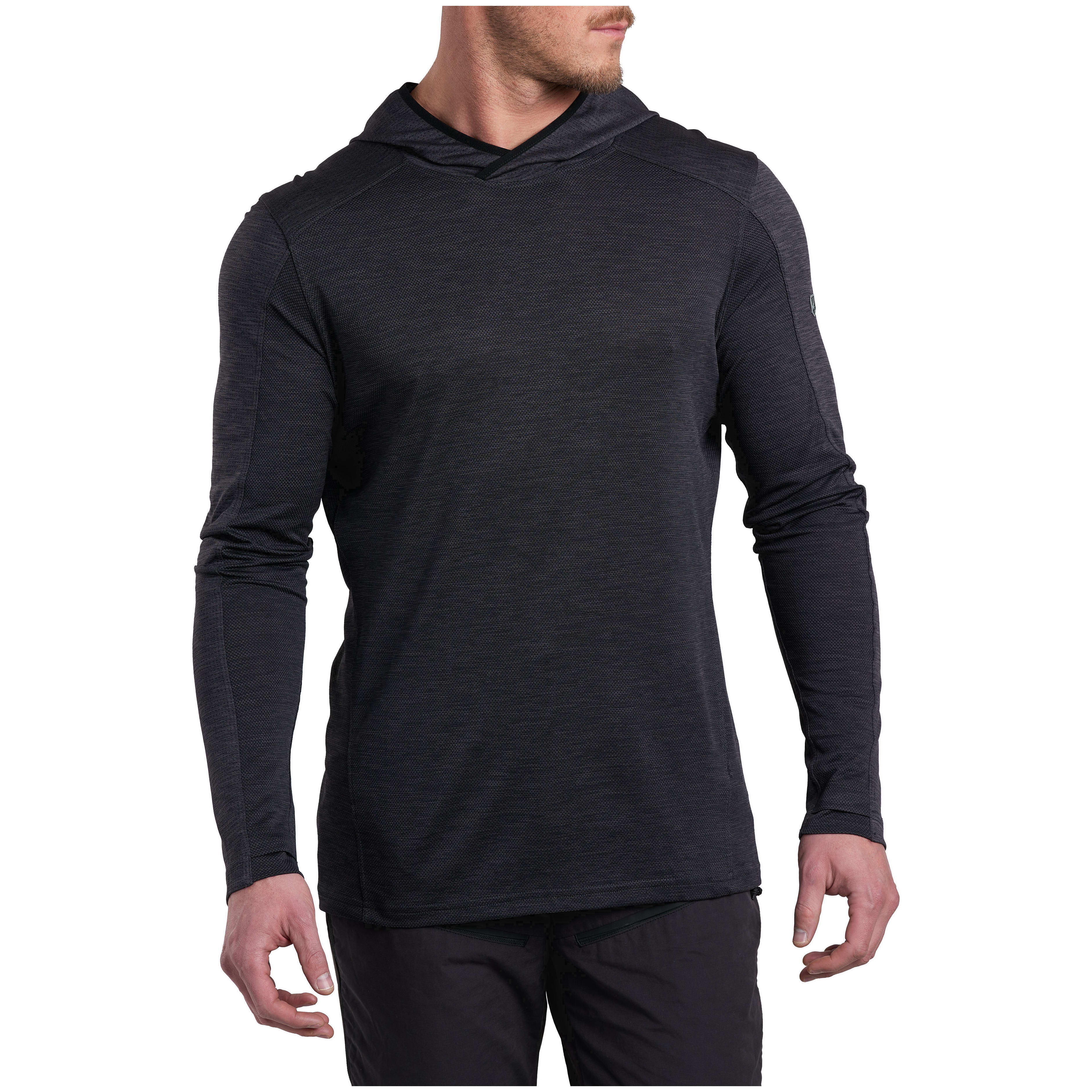 kuhl clothing Kuhl Engineered Hoody Long Sleeve Black Men's 7511-BK-M, Medium - kuhl clothing