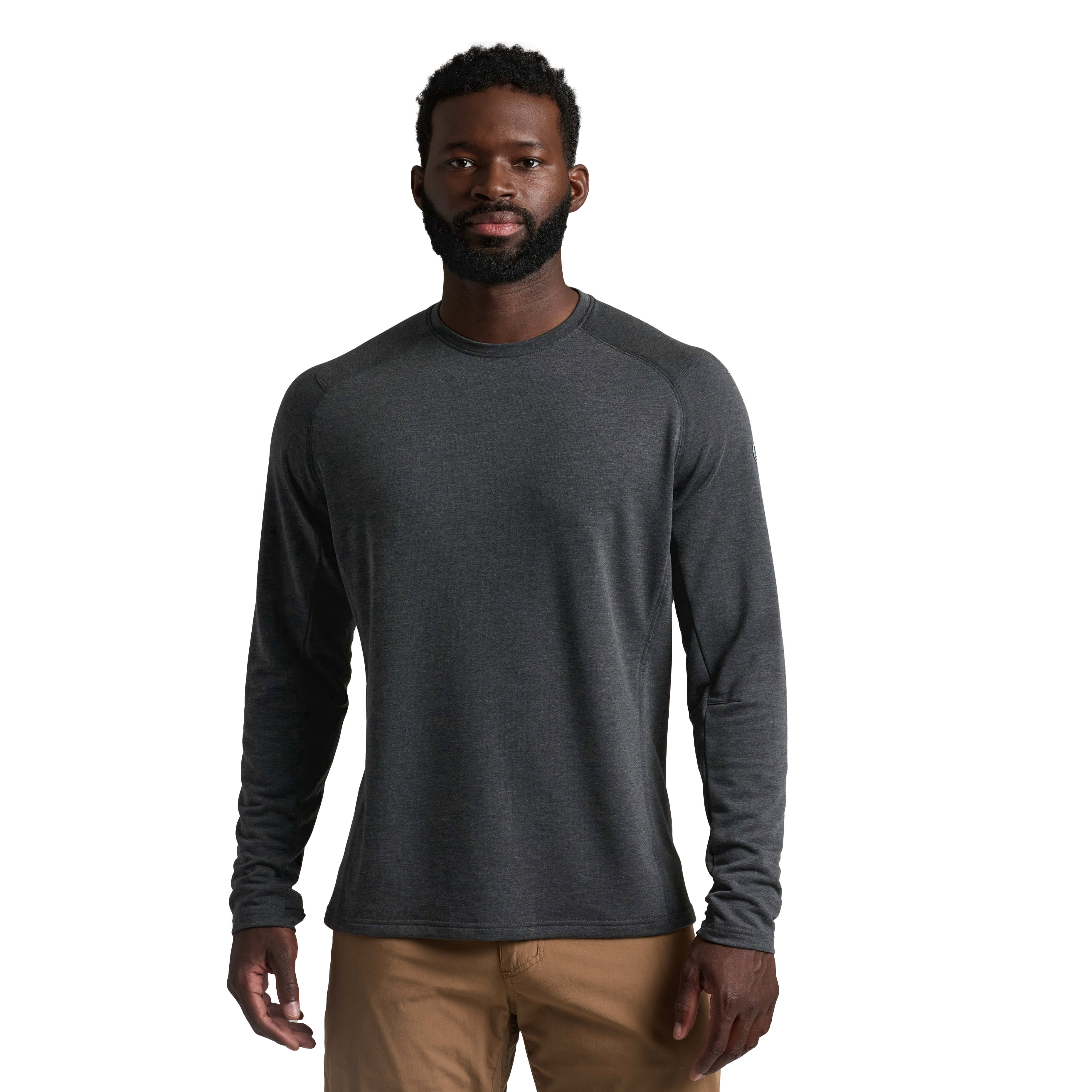 kuhl clothing Kuhl Influx Long Sleeve Sweater Carbon Men's 7536-CA-M, XXL - kuhl clothing
