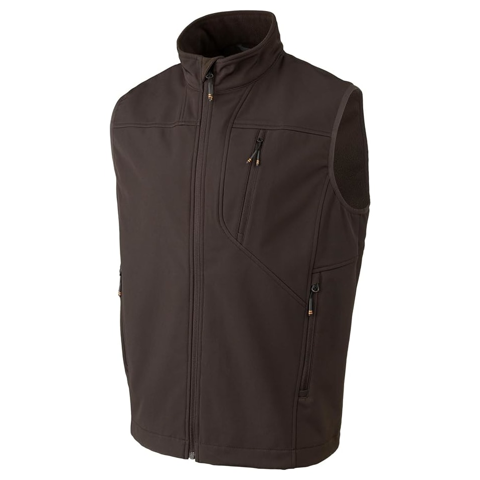 Beretta Daybreak Softshell Vest Brown Bark GU405T244708AA, Medium - Beretta