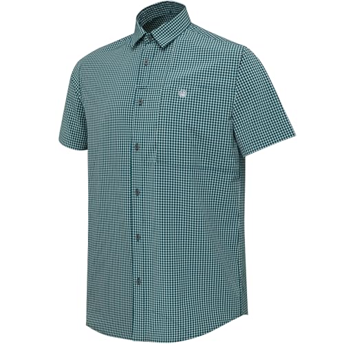 Beretta Hovis Flex SS Shirt Fancy Check Twilight LU302T233407S2 in Blue, Small - Beretta