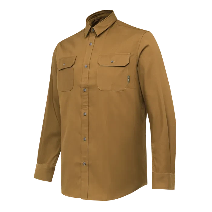 Beretta Cadet Flannel Shirt Otter LU991T24350836, Large - Beretta