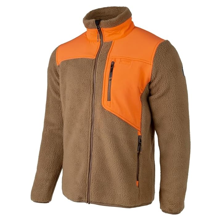 Beretta Halifax Sherpa Jacket Otter & Blaze Orange P3681T238108AR, Medium - Beretta