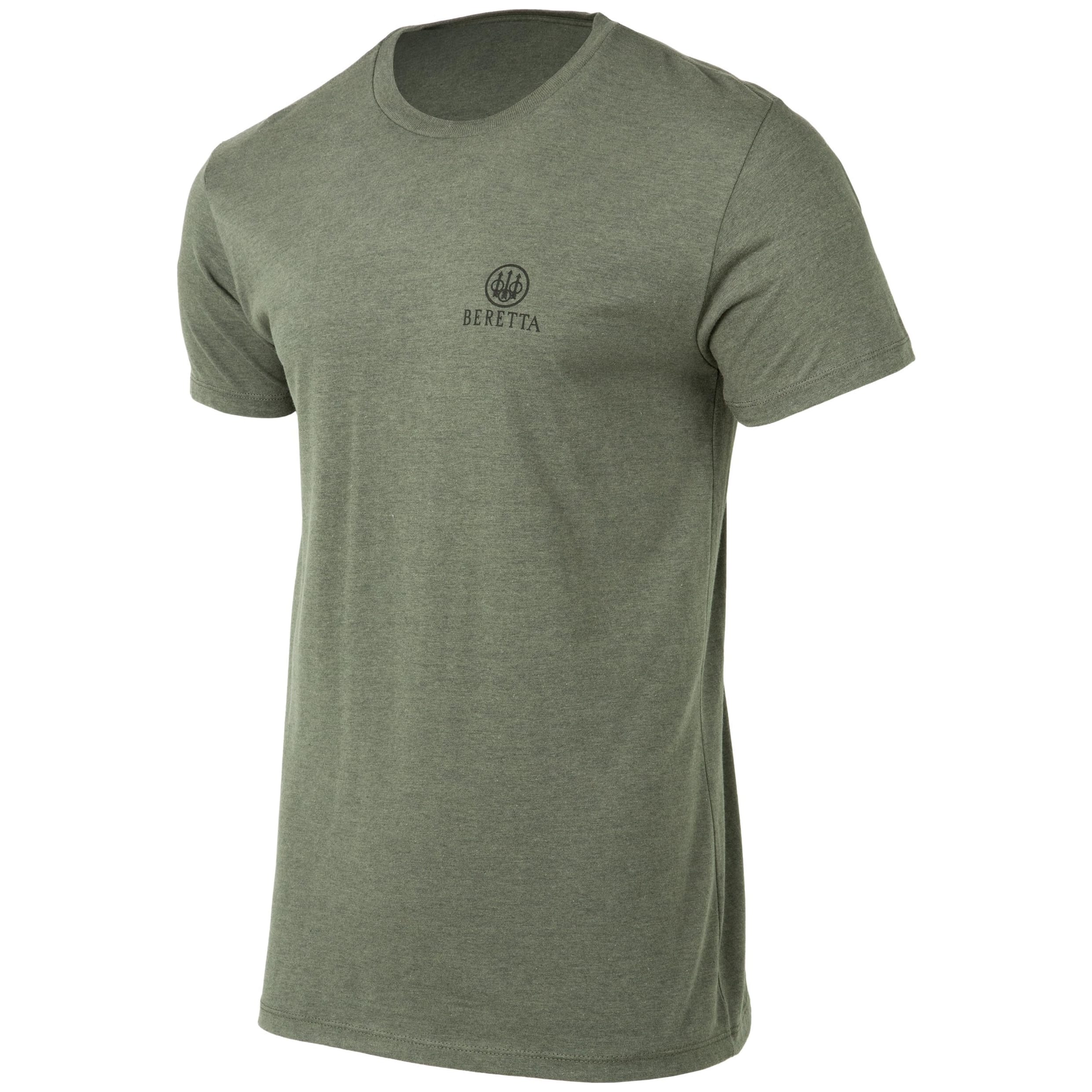 Beretta Retro Patch SS T-Shirt Sage Green TS114T189007A1, 3XL - Beretta