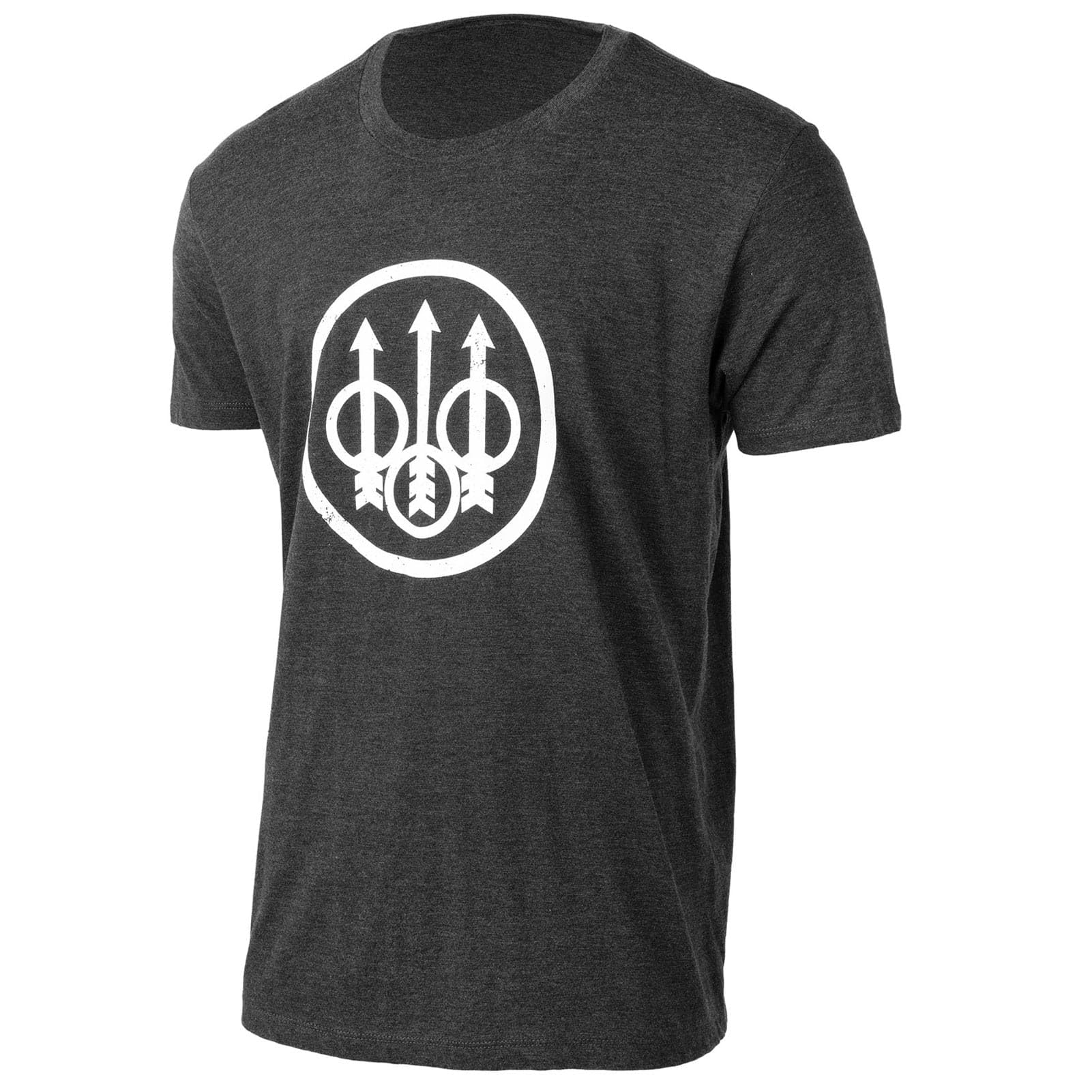 Beretta Trident Logo SS T-Shirt Fume TS228T18900959 in Gray, Small - Beretta