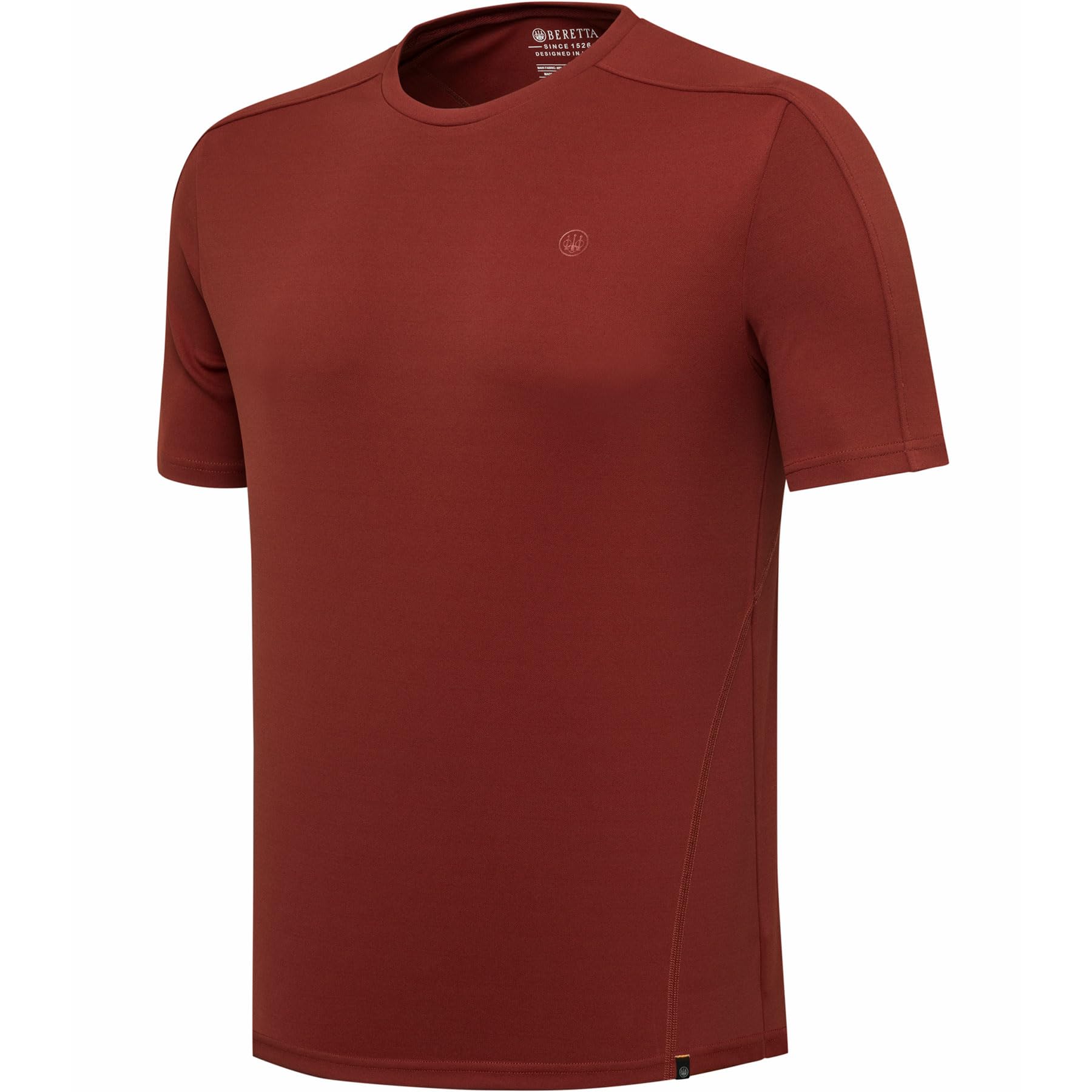 Beretta Champion's Edge T-Shirt Madder Brown TS872T258408E4, Large - Beretta