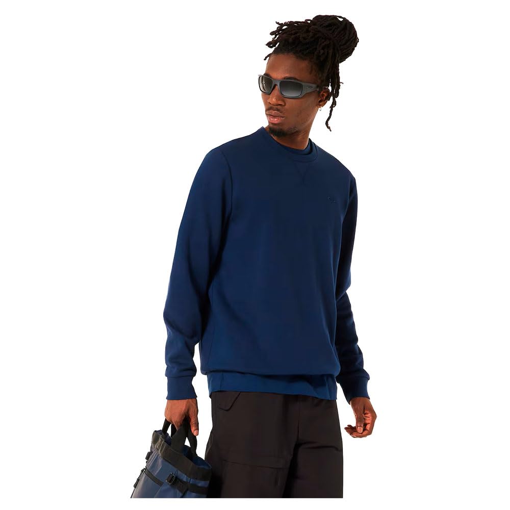 Oakley Relax Crew Top Sweatshirt 2.0 Abyss FOA404846-6GA, Medium - Oakley