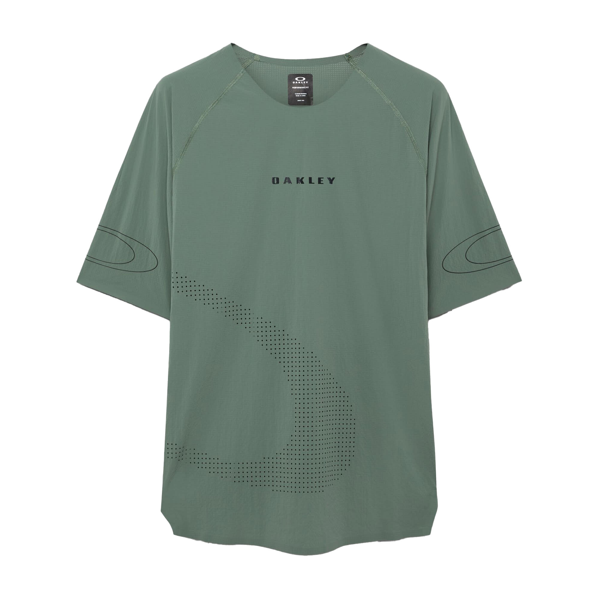 Oakley Seeker Whip SS Jersey Aviator Green FOA407940-74O Top, Large - Oakley