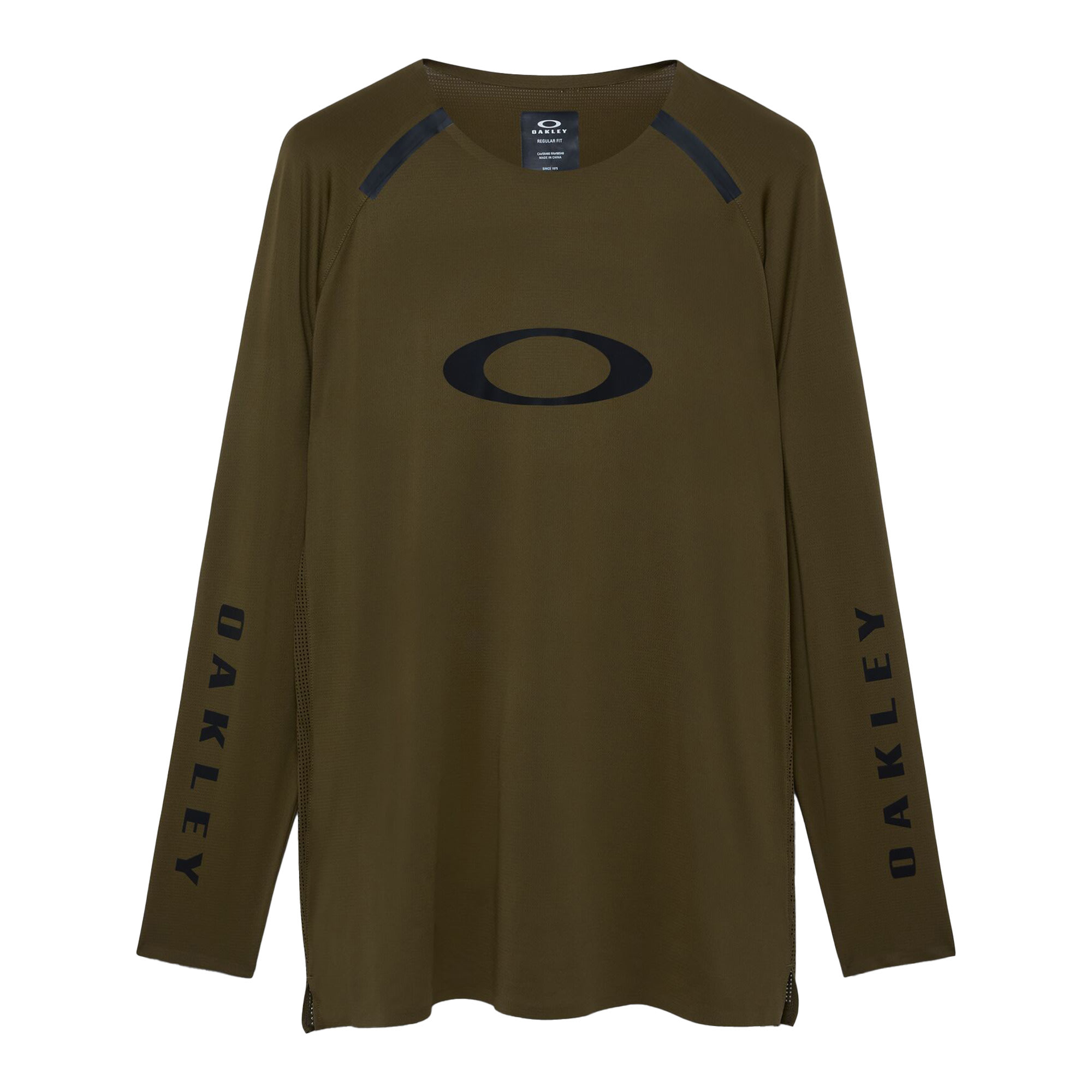 Oakley Maven Scrub Elite LS Jersey Army Green FOA407942-7CE Top, Large - Oakley