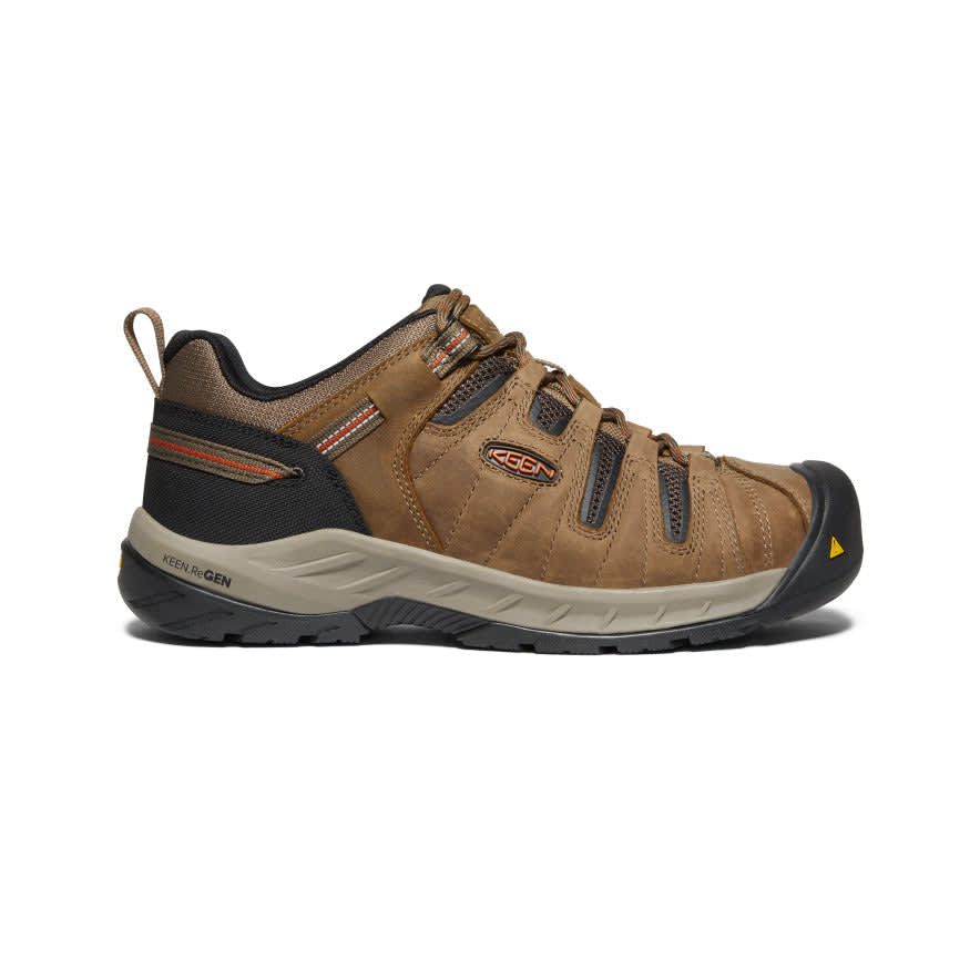 keen footwear Keen Indus-Trail Flint II Men's Shitake/Rust Boots 1023268 in Brown, 9EE - keen footwear