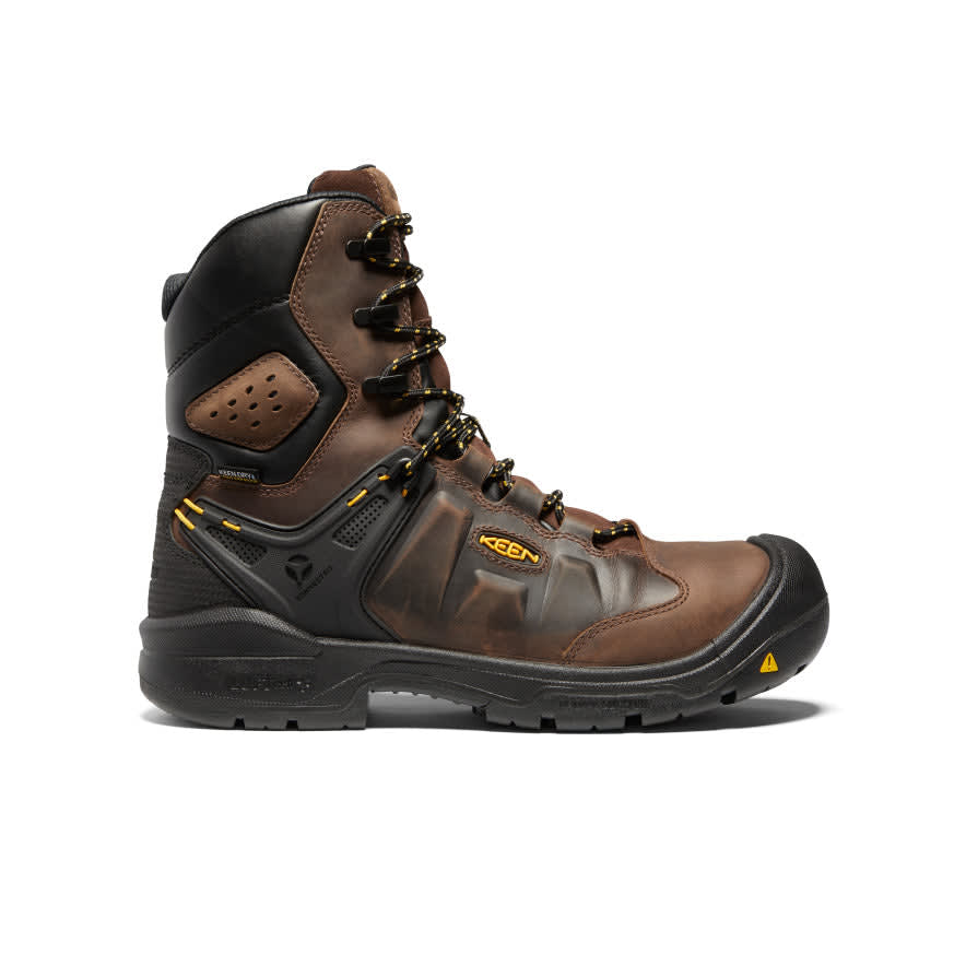 keen footwear Keen American Built Dover 8" WP 600 G Men's Dark Earth/Black Boots 1024222, 11.5EE - keen footwear