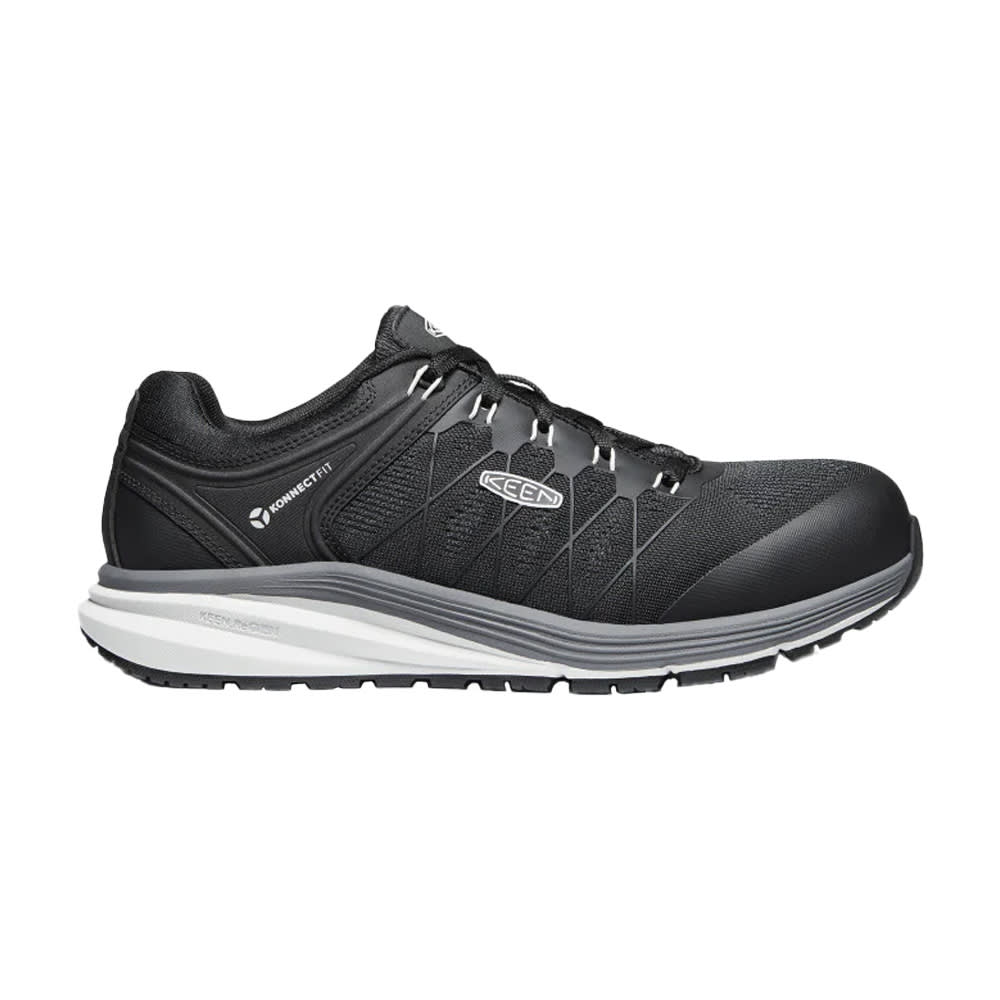 keen footwear Keen Athletic Work Vista Energy Men's Vapor/Black Boots 1024584, 7.5D - keen footwear