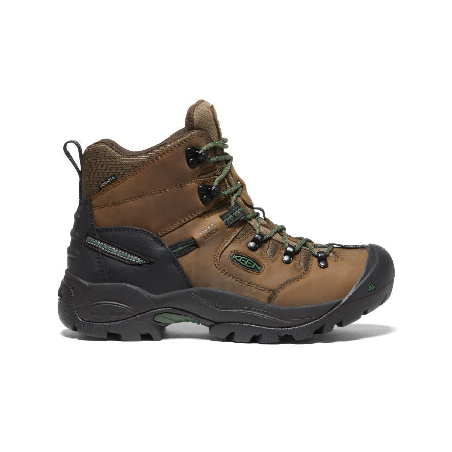 keen footwear Keen Indus-Trail Pittsburgh Energy 6" WP Soft Toe Men's Cascade Brown/Greener Pastures Boots 1026894, 10D - keen footwear