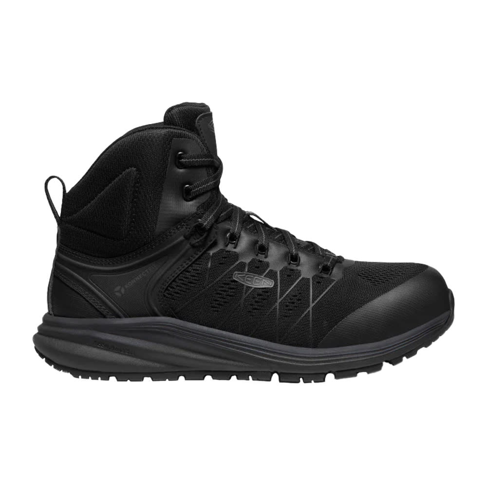keen footwear Keen Athletic Work Vista Energy Mid INT MET Men's Black/Raven Boots 1027108, 7EE - keen footwear